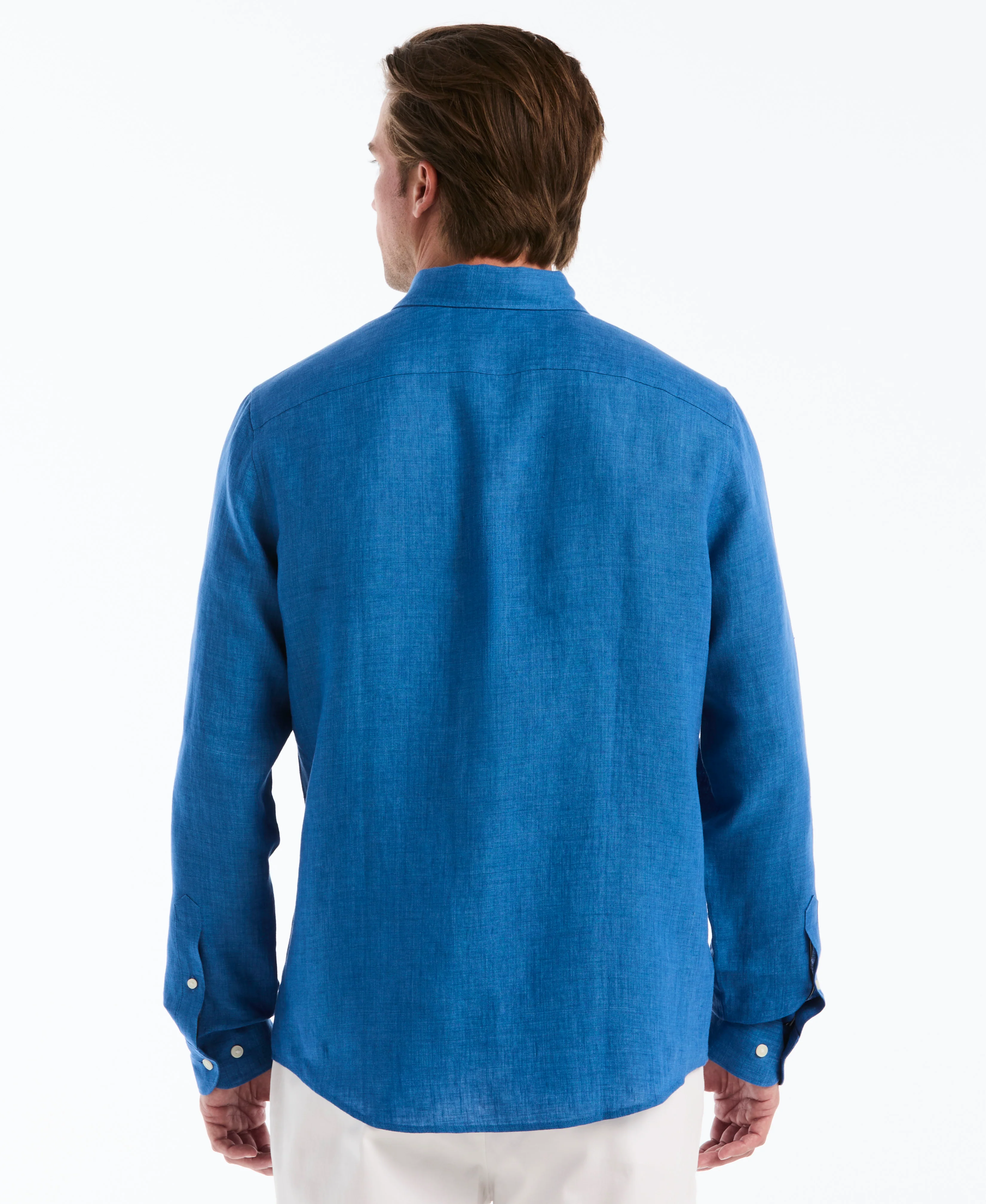 Delave Linen Long Sleeve Shirt - Image 21