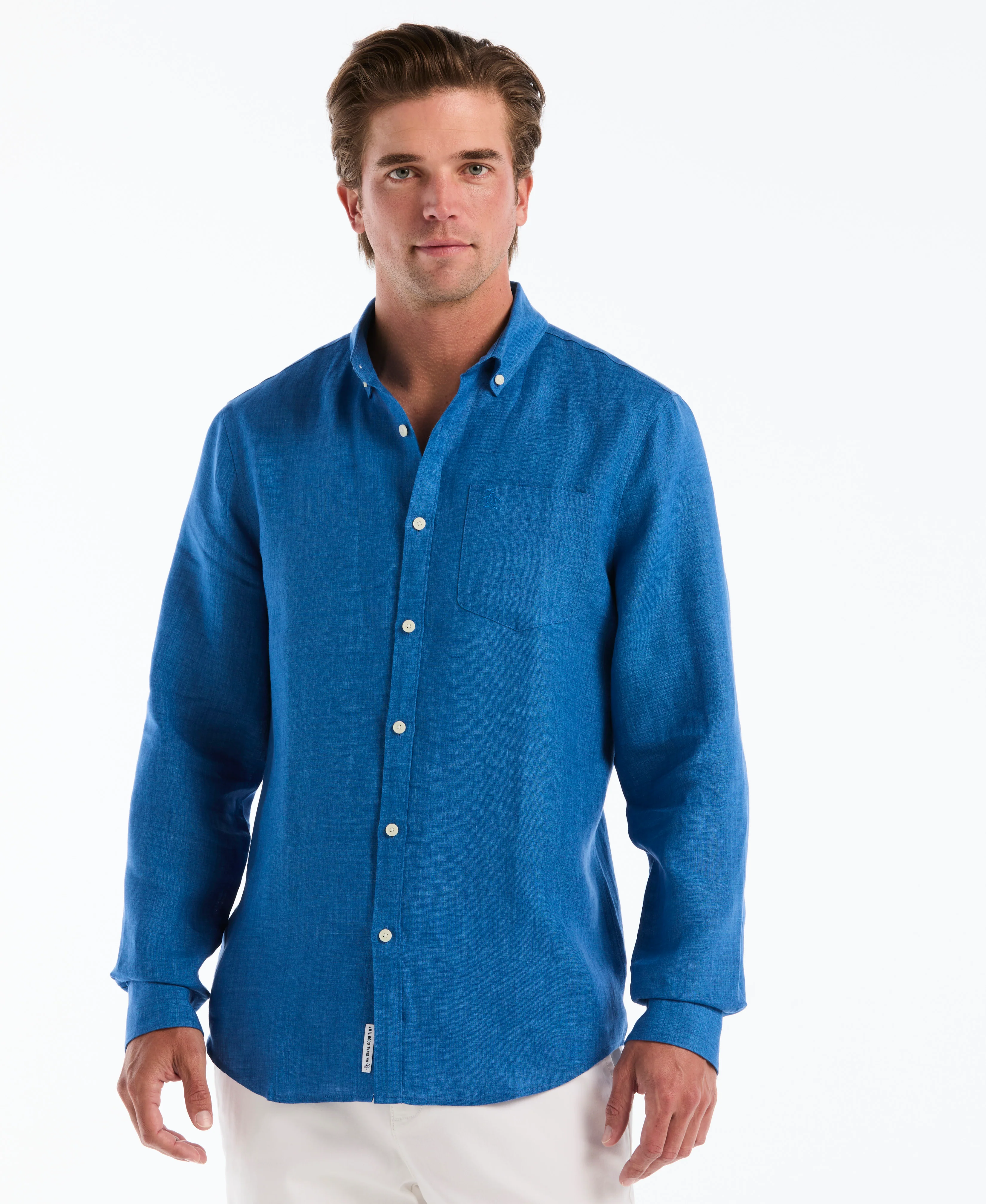 Delave Linen Long Sleeve Shirt - Image 22