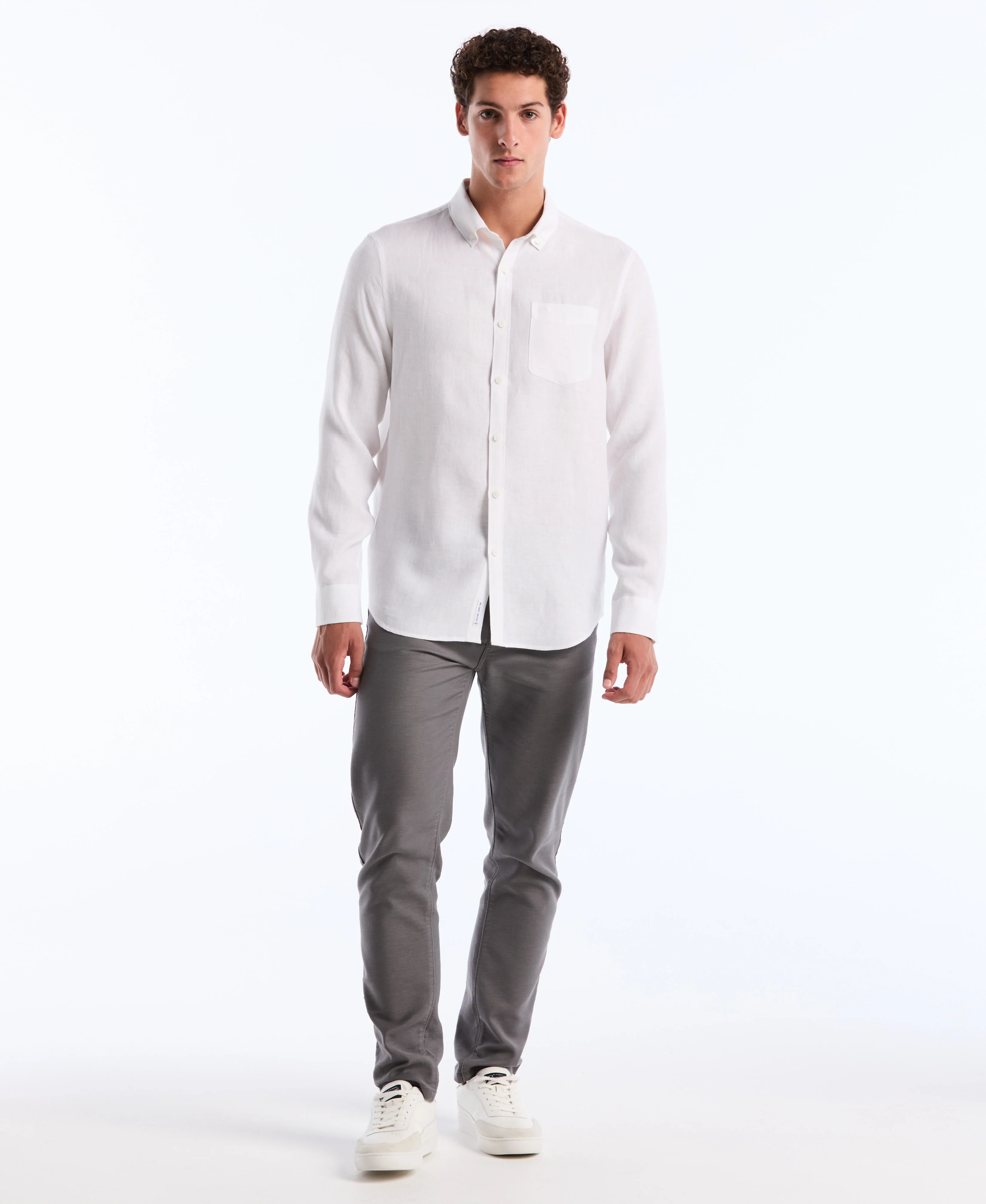Delave Linen Long Sleeve Shirt - Image 4