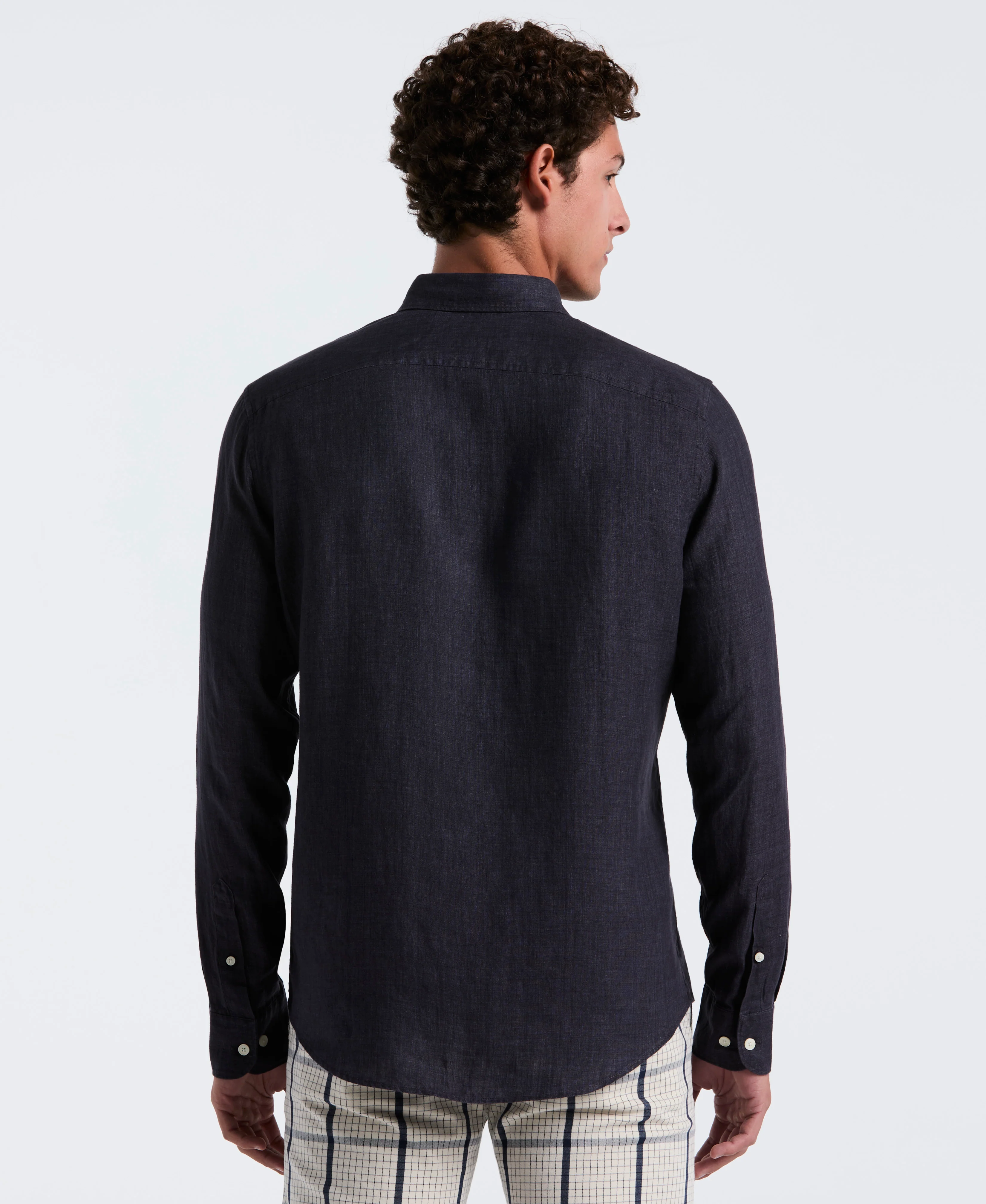 Delave Linen Long Sleeve Shirt - Image 6