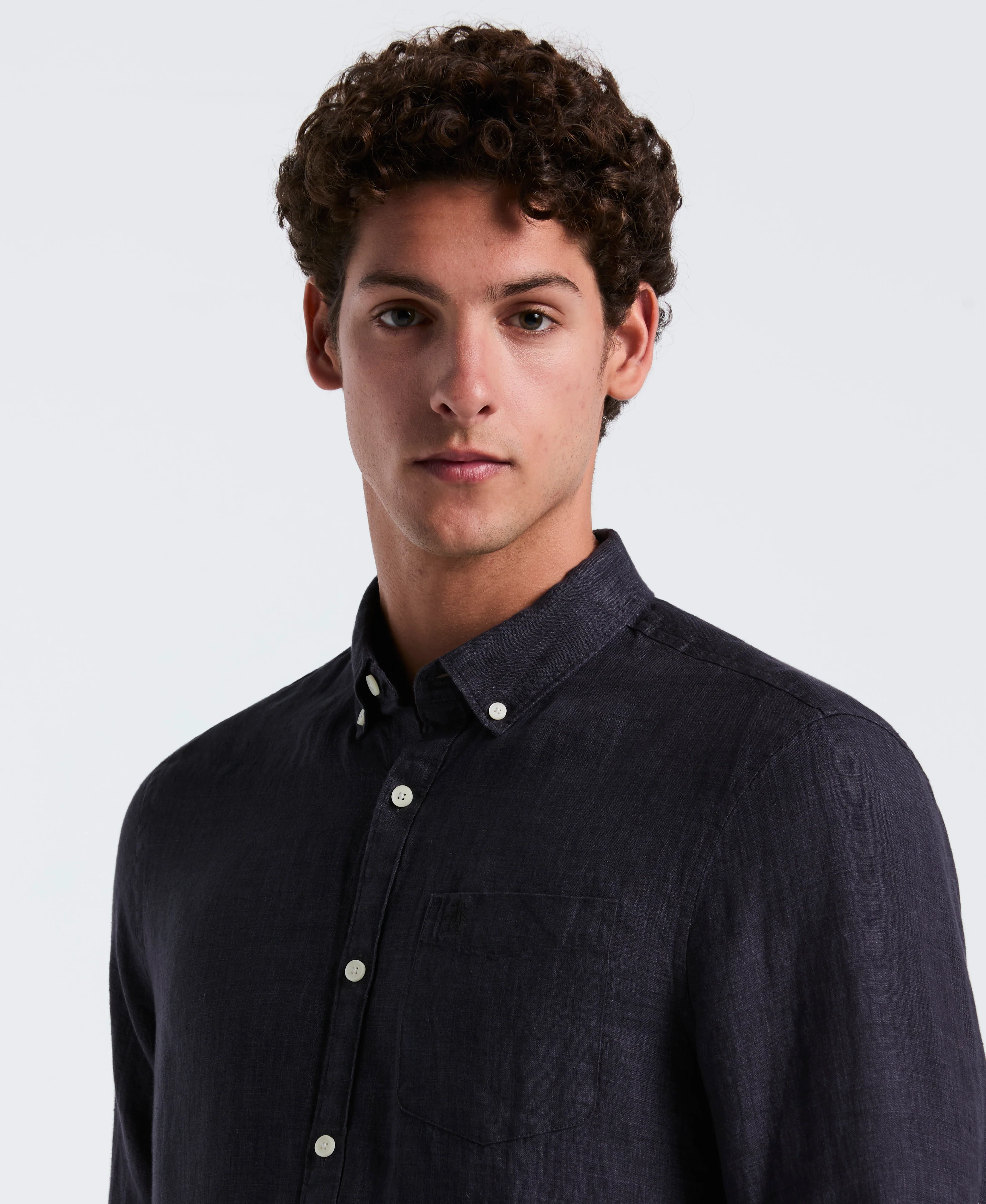 Delave Linen Long Sleeve Shirt - Image 7