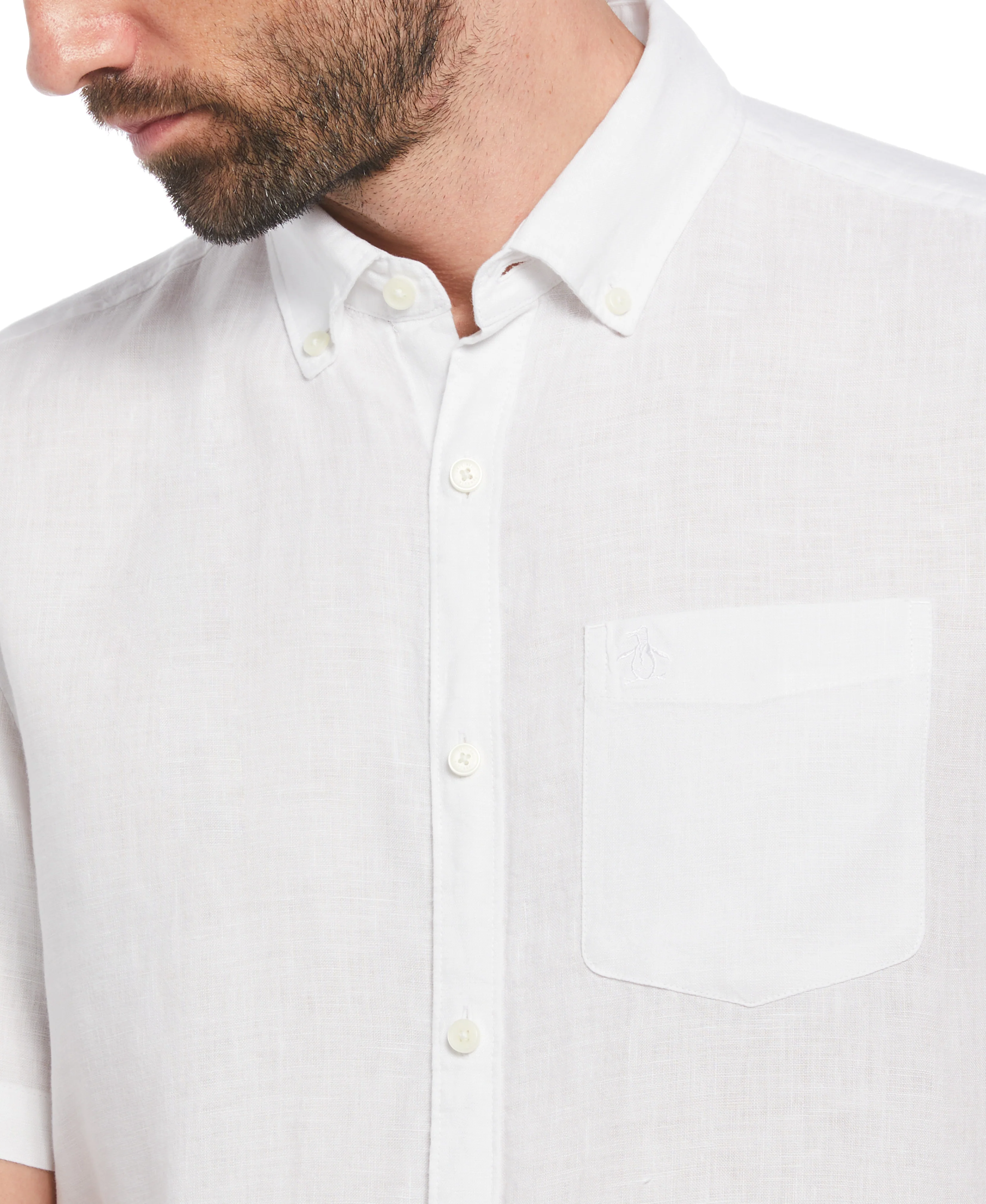 Delave Linen Short Sleeve Shirt - Image 10