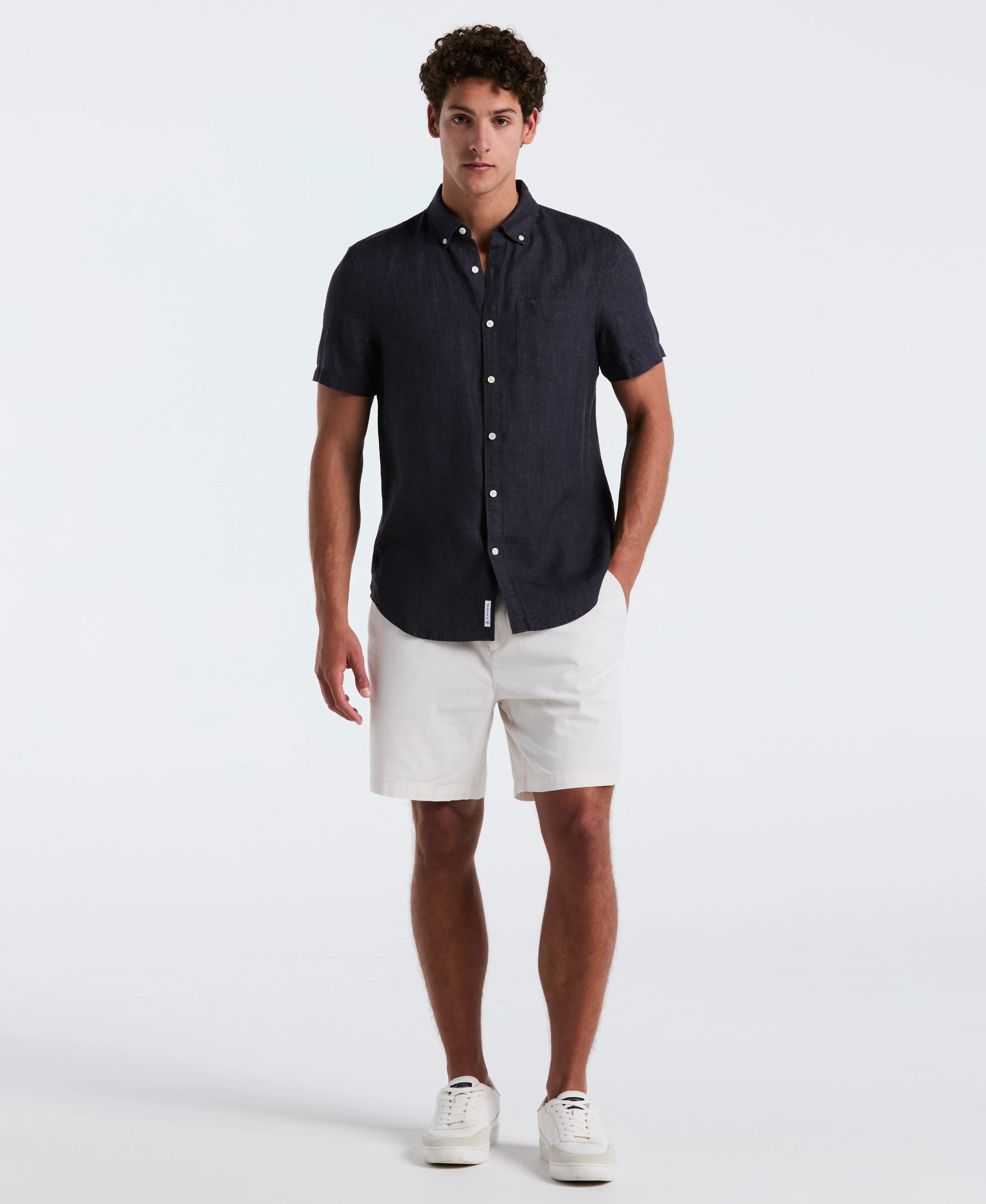 Delave Linen Short Sleeve Shirt - Image 4