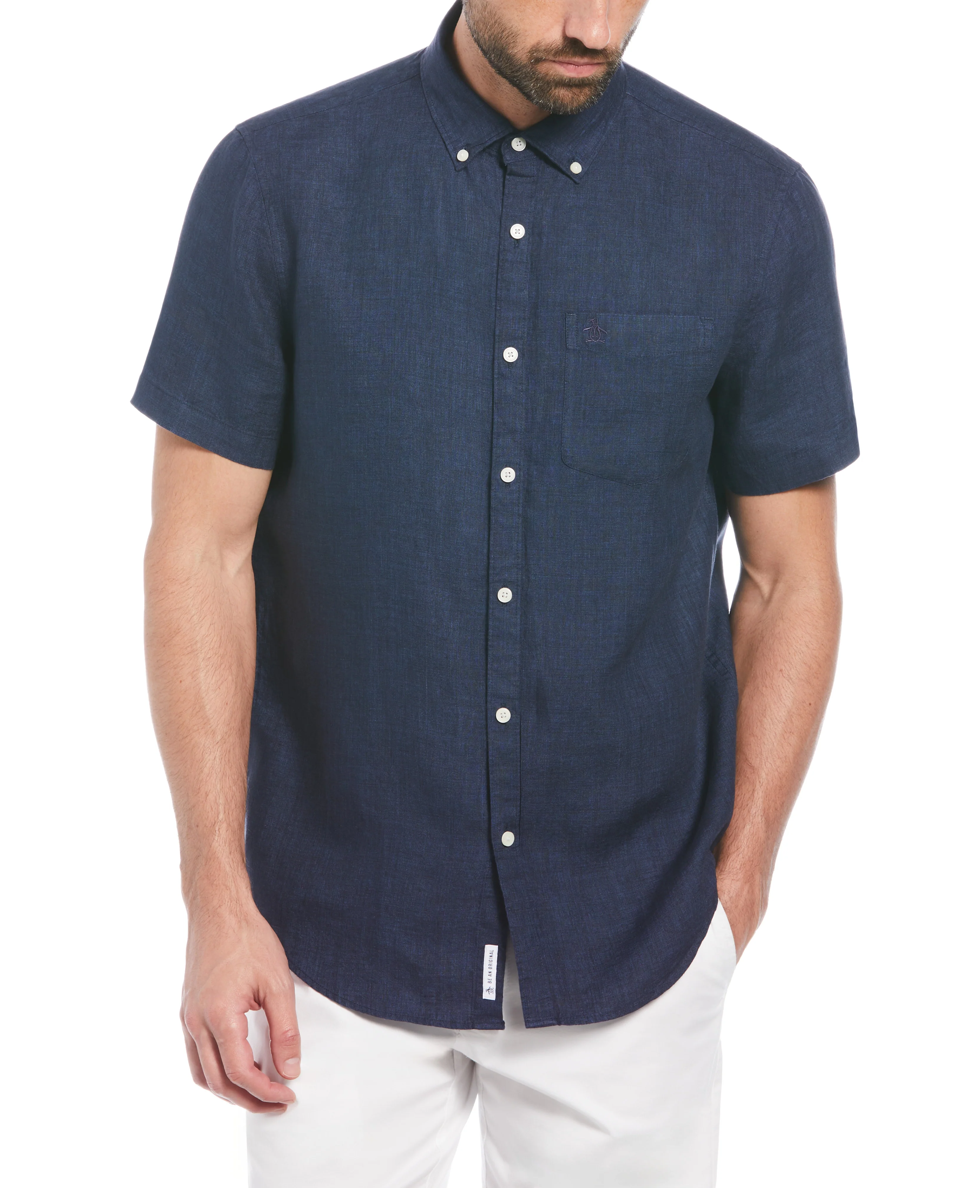 Delave Linen Short Sleeve Shirt - Image 5
