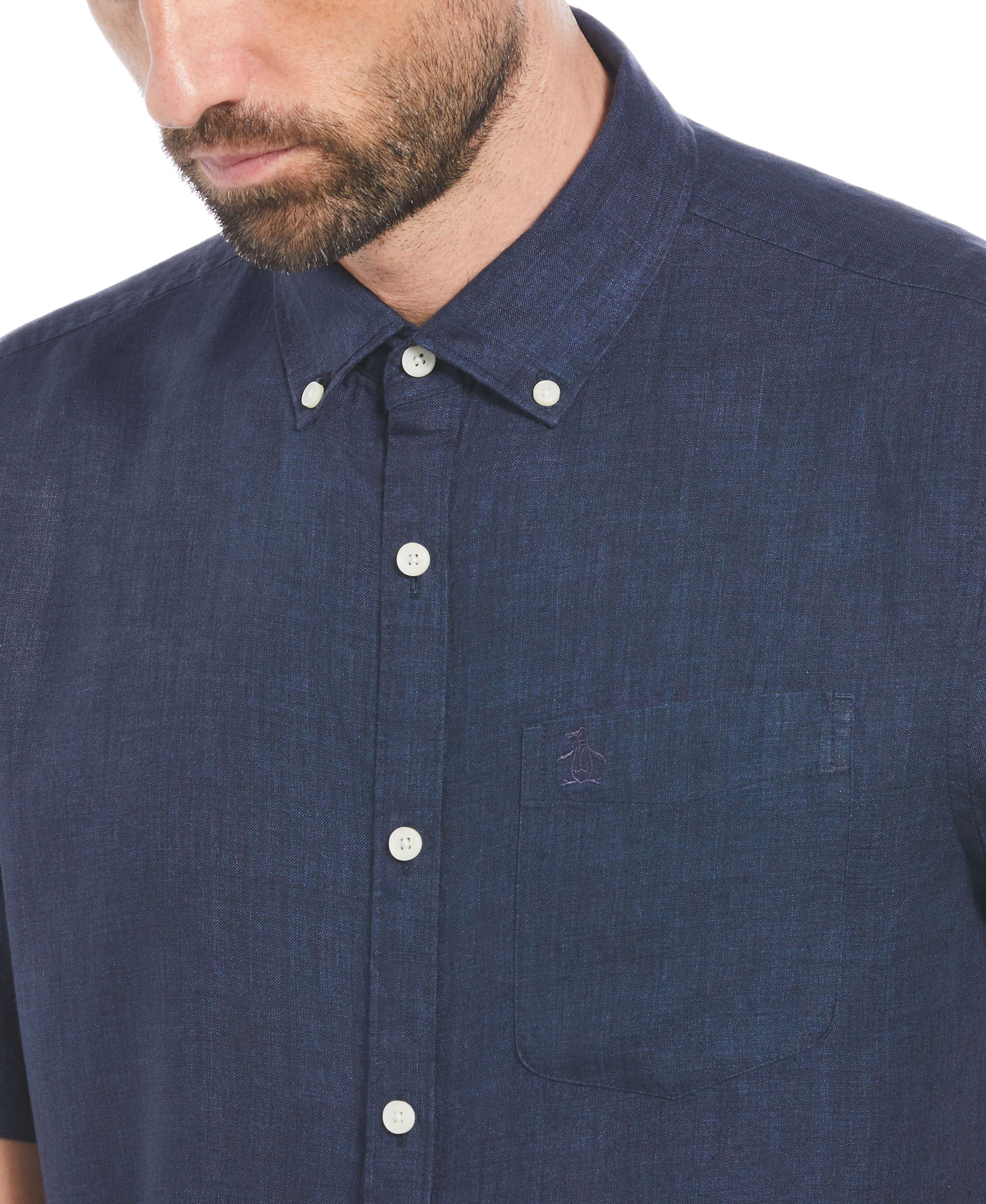 Delave Linen Short Sleeve Shirt - Image 7