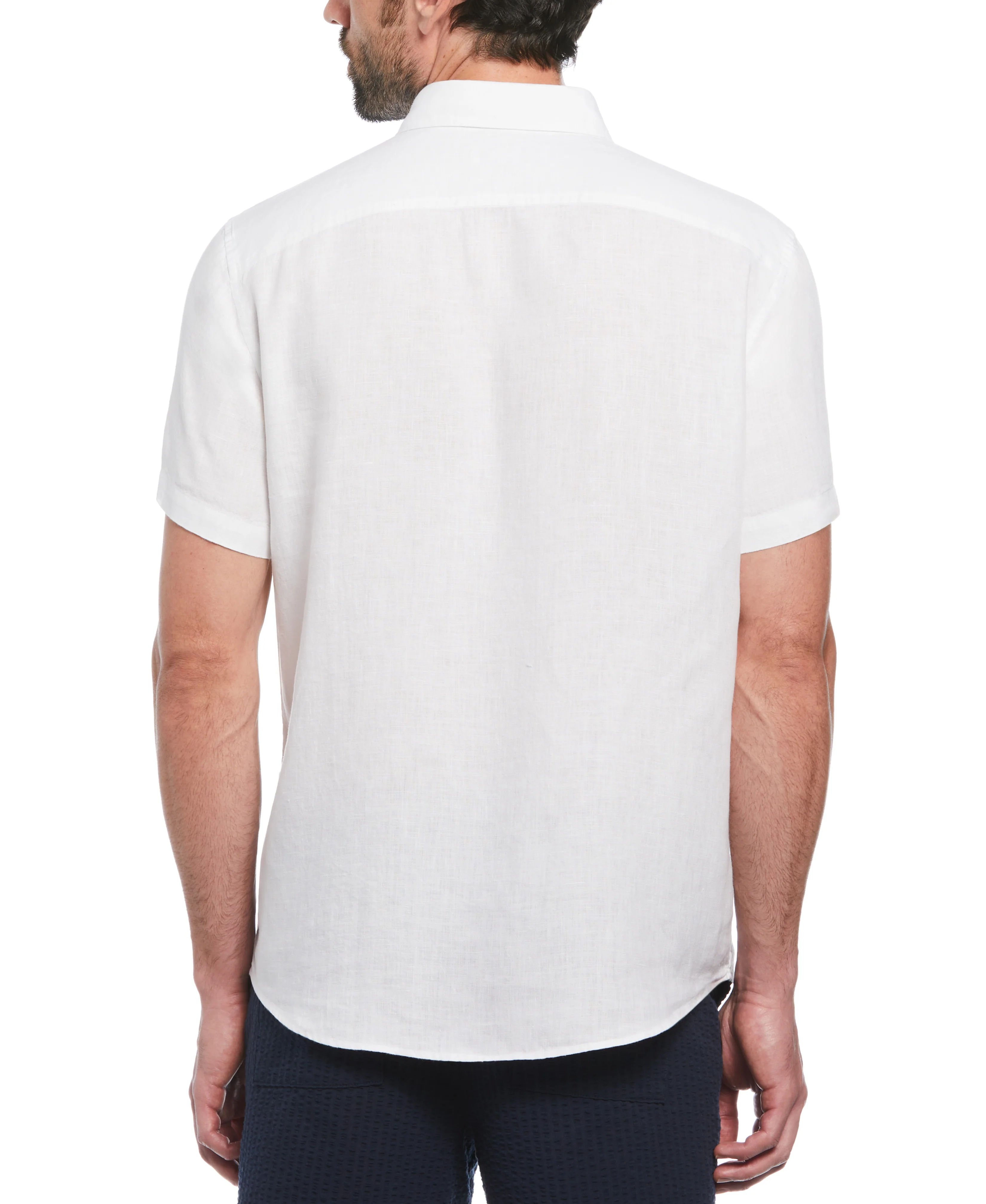 Delave Linen Short Sleeve Shirt - Image 9