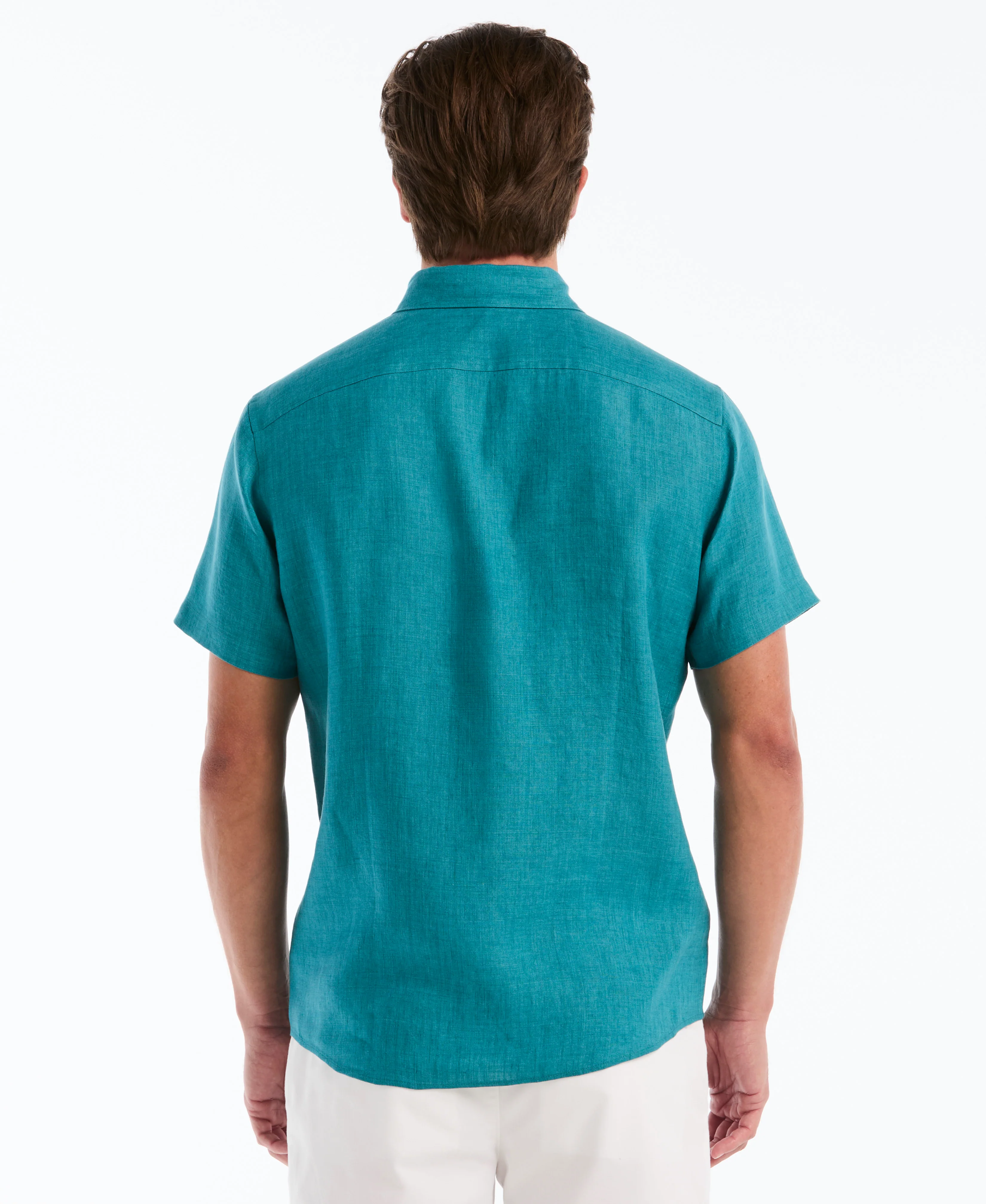 Delave Linen Button-Down Pocket Shirt - Image 6