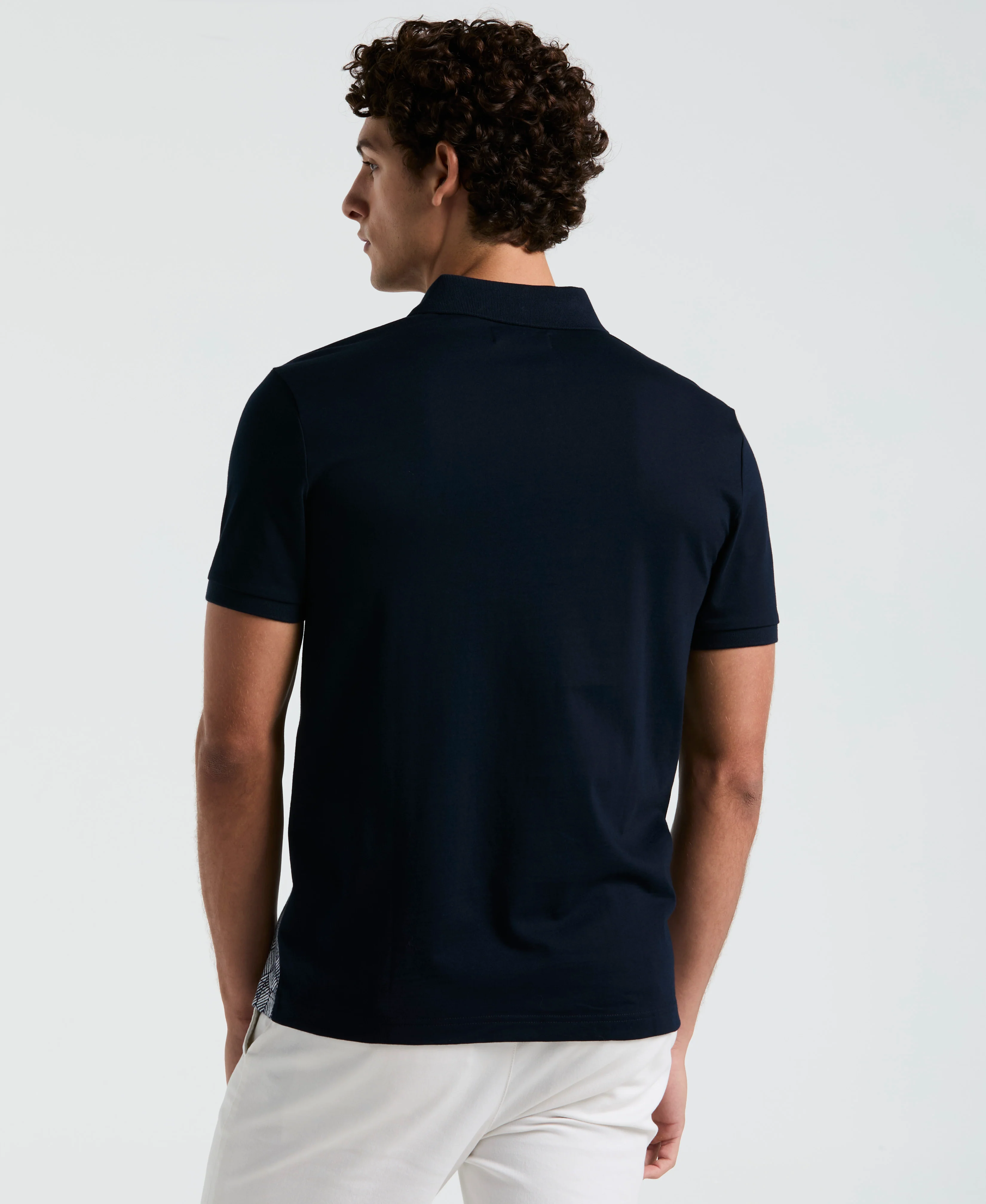 Diamond Jacquard Front Polo - Image 2