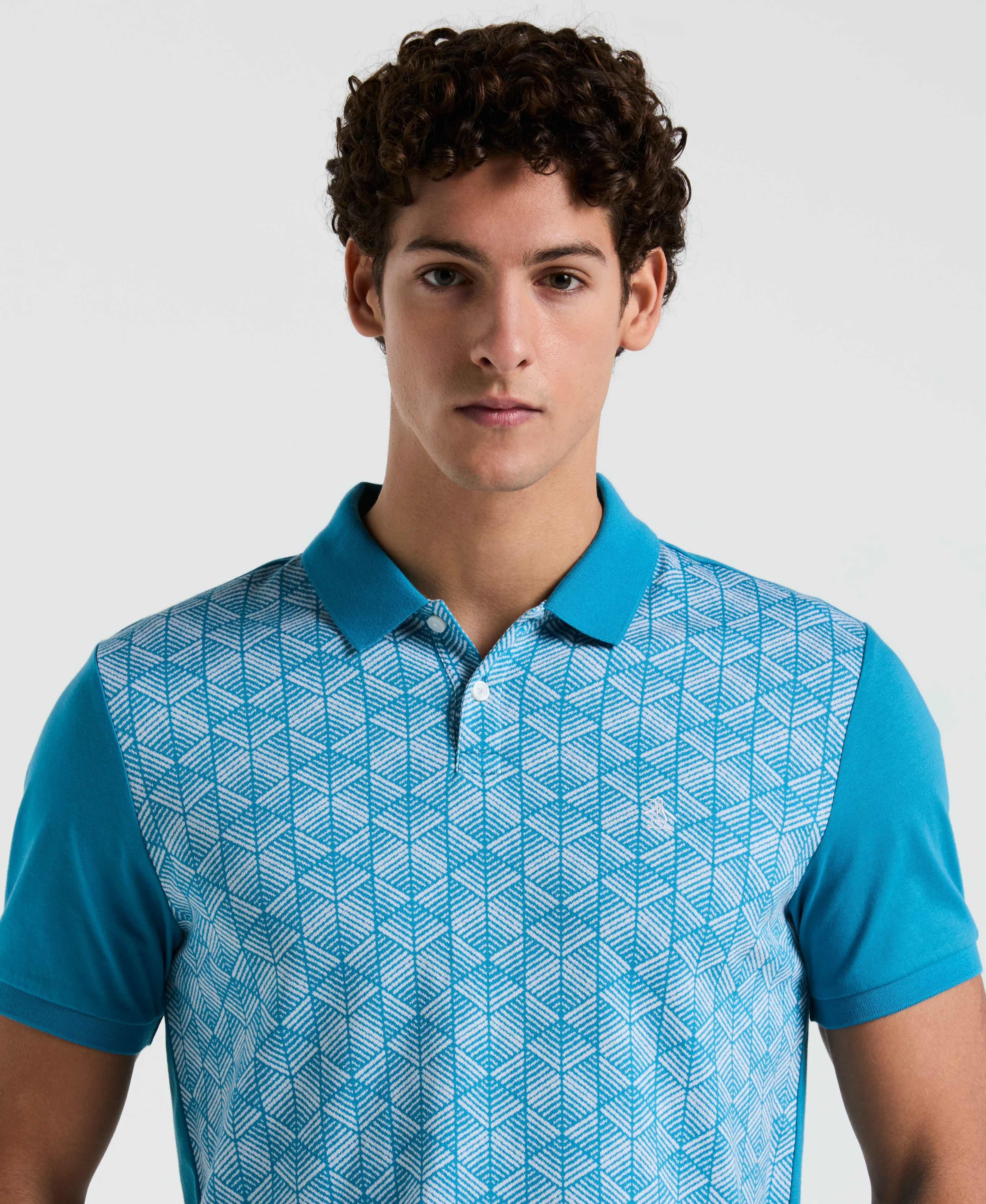 Diamond Jacquard Front Polo - Image 7
