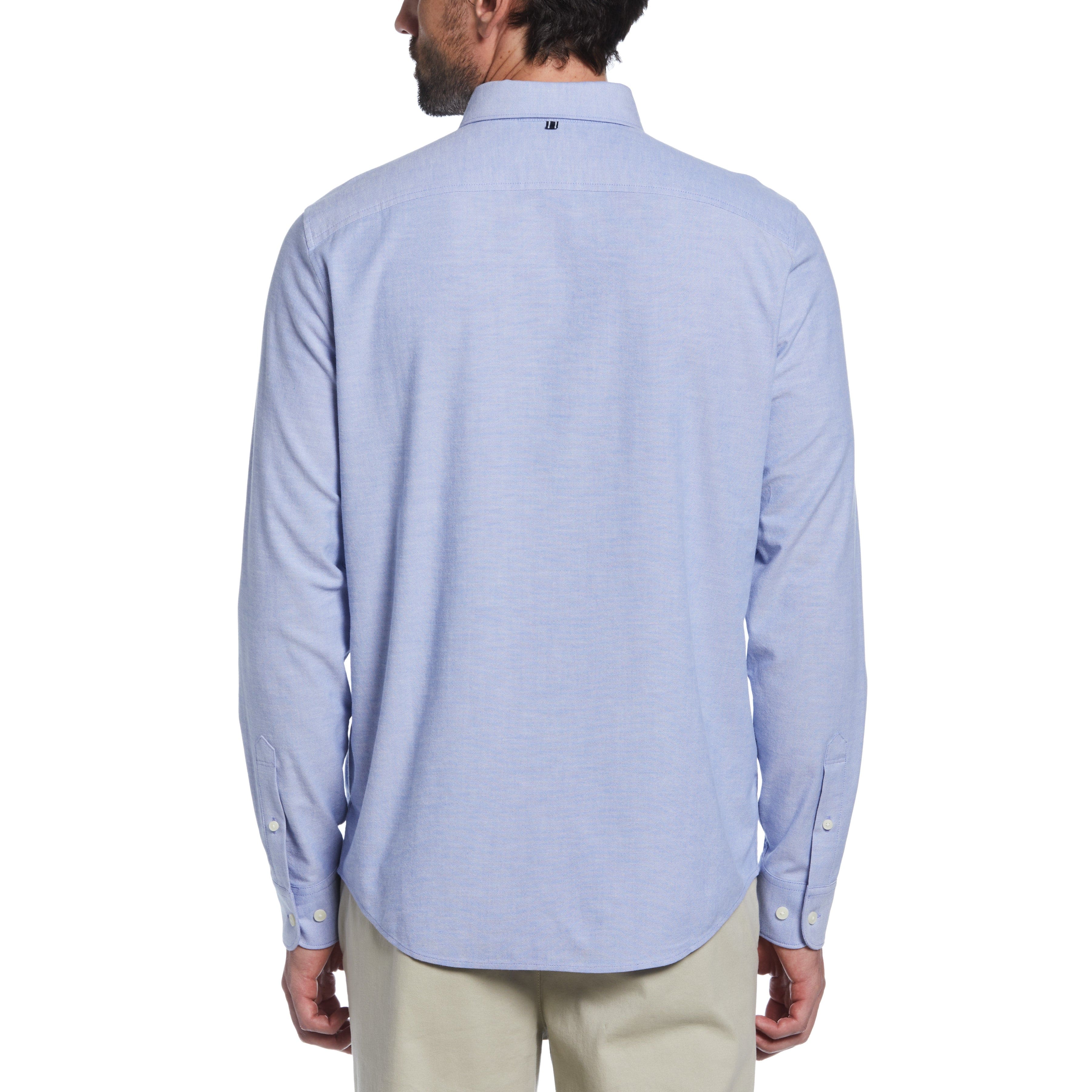 EcoVero™ Oxford Long Sleeve Pocket Shirt - Image 5