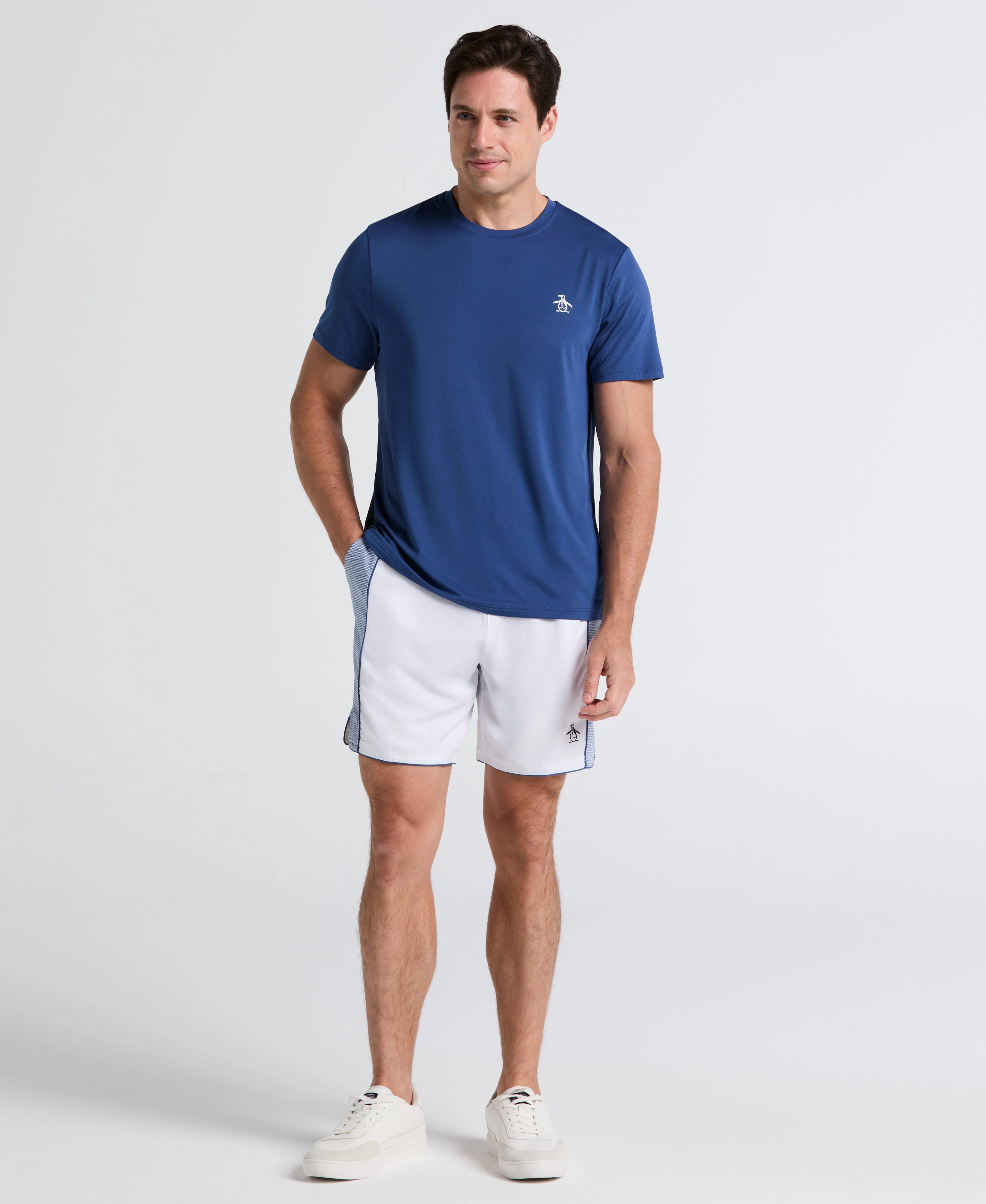 Solid Performance Crew Tennis Tee - Image 4
