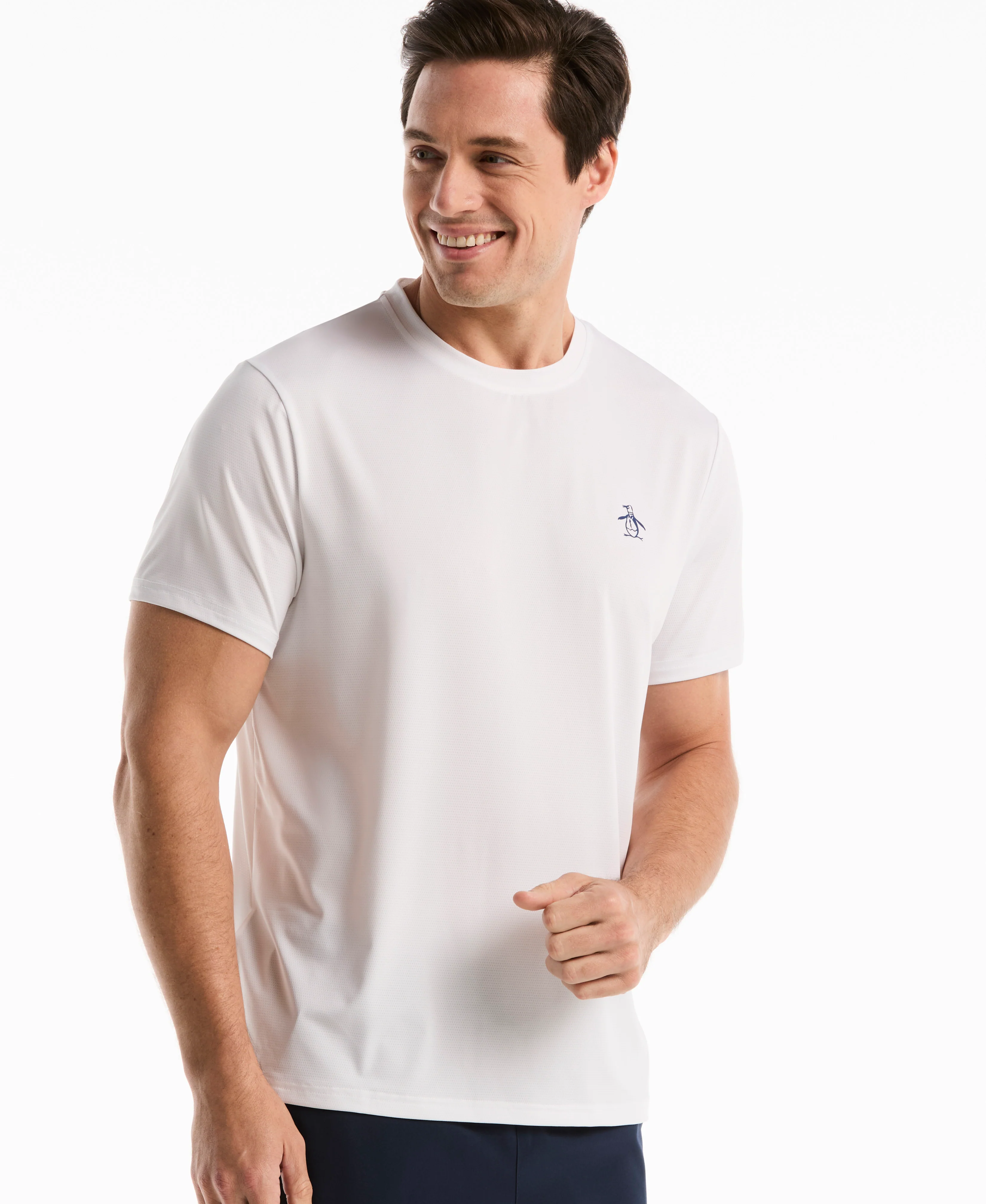 Solid Performance Crew Tennis Tee - Image 8