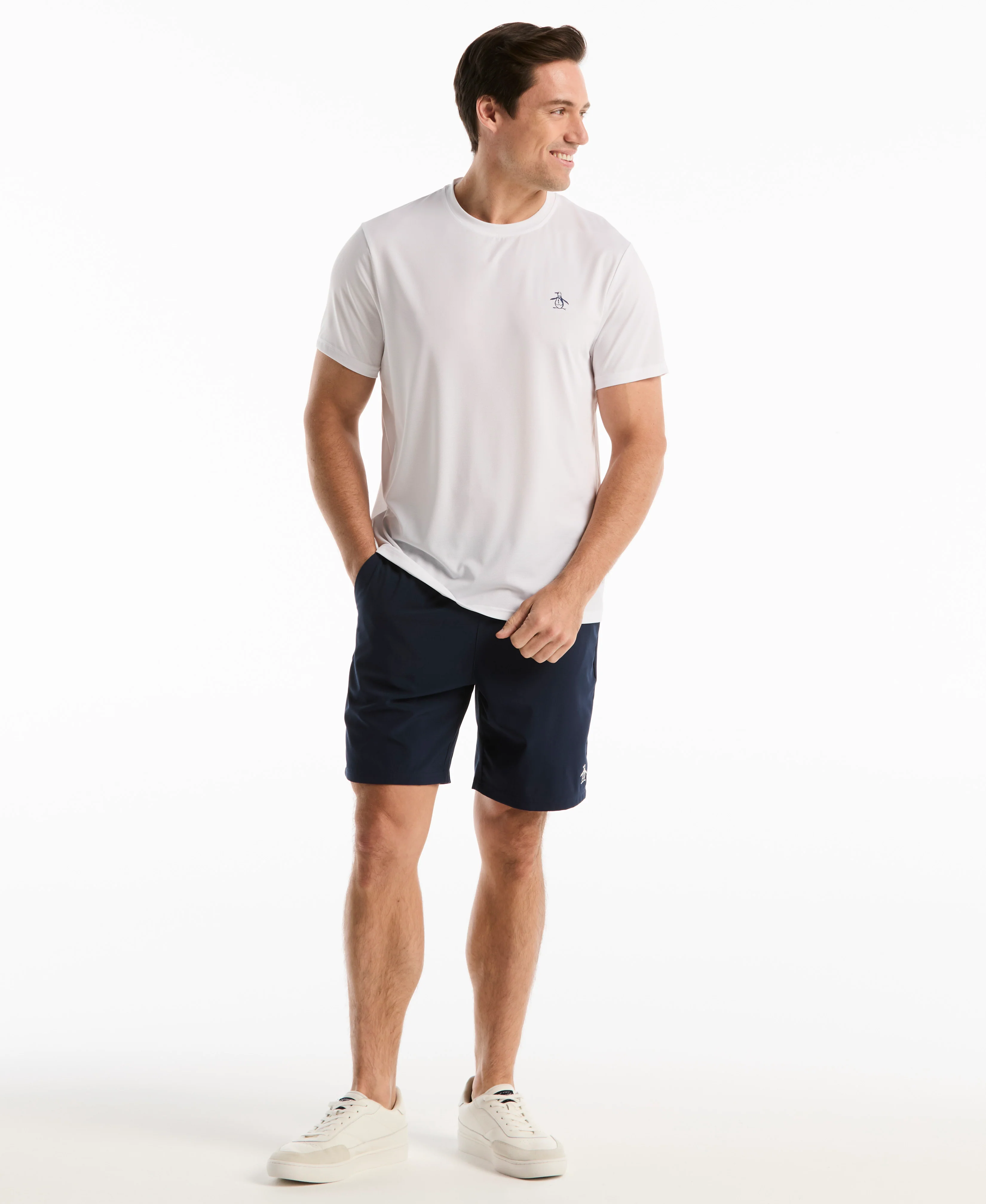 Solid Performance Crew Tennis Tee - Image 9