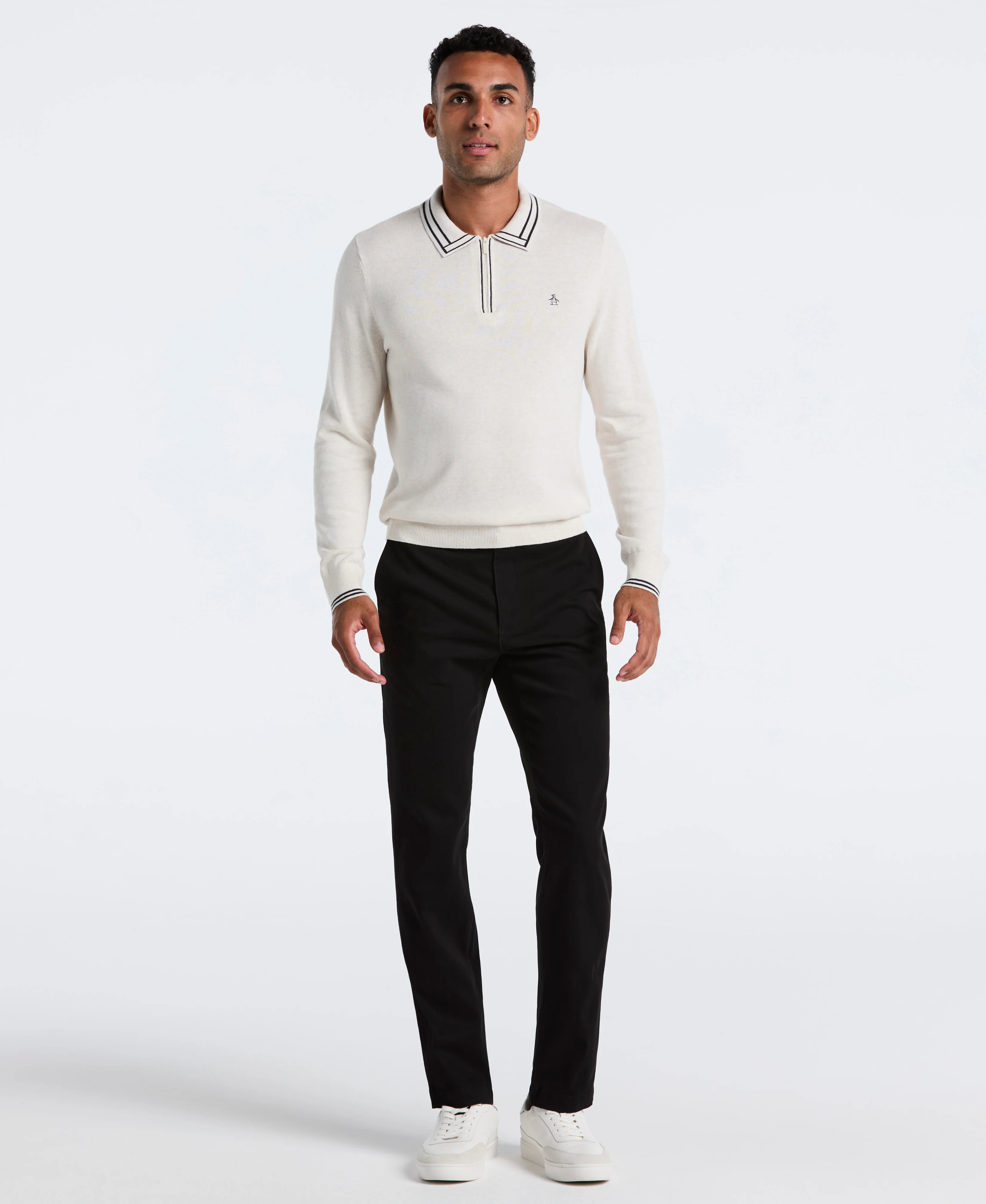 Flat Front Microsanded Chino Pant - Image 5