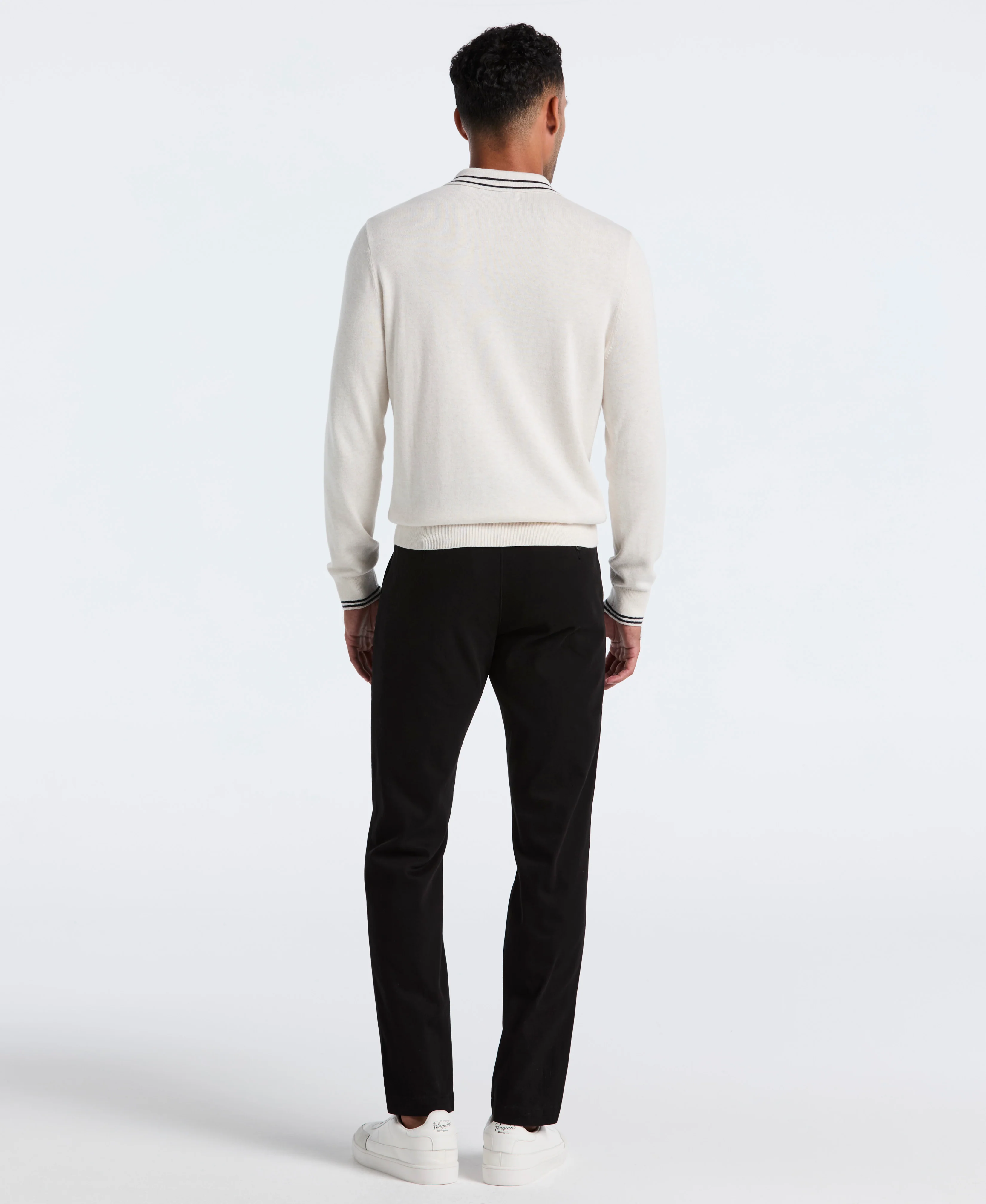 Flat Front Microsanded Chino Pant - Image 6