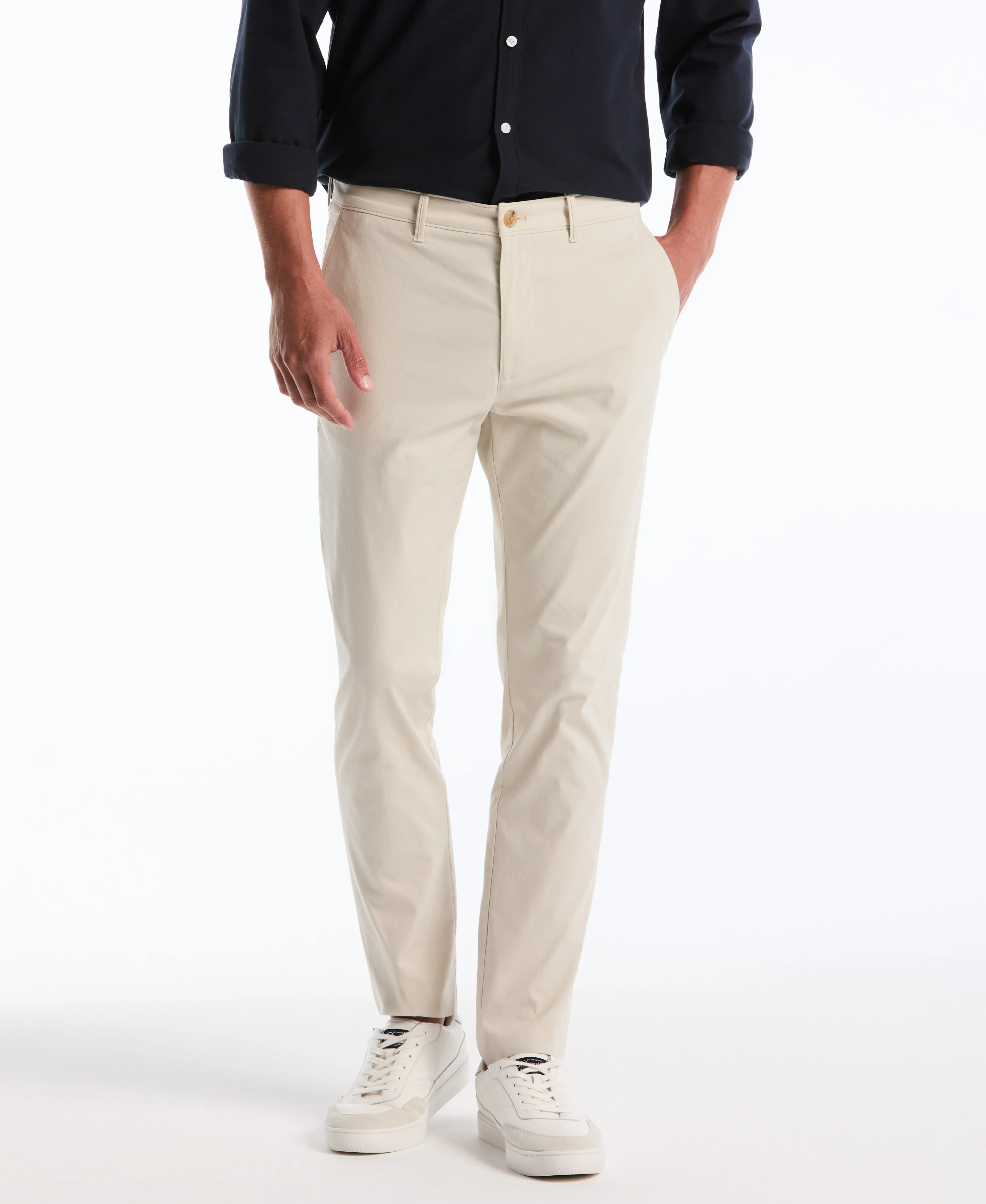 Flat Front Nylon Twill Chino - Image 7