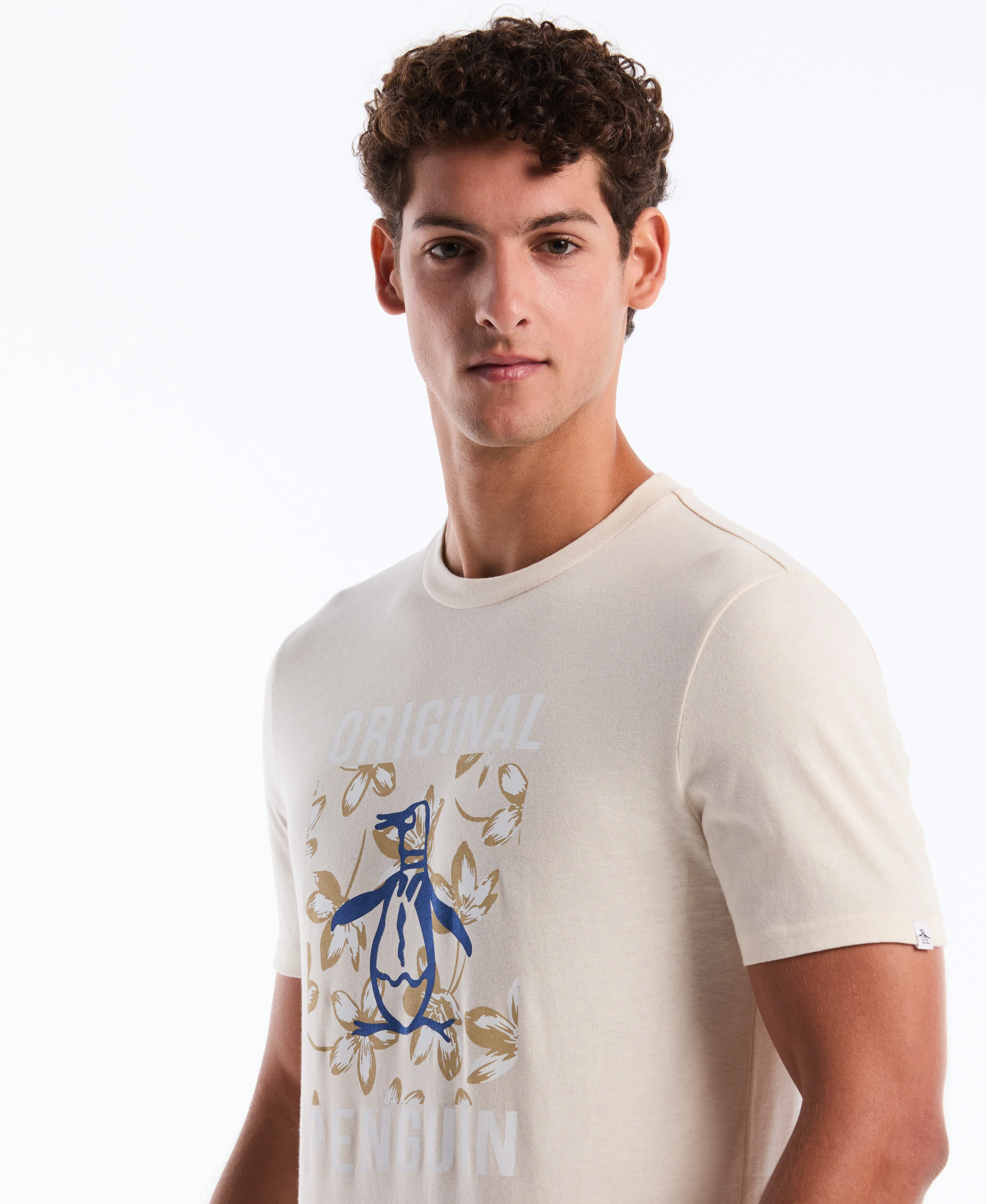 Floral Pete Graphic Cotton Tee - Image 3