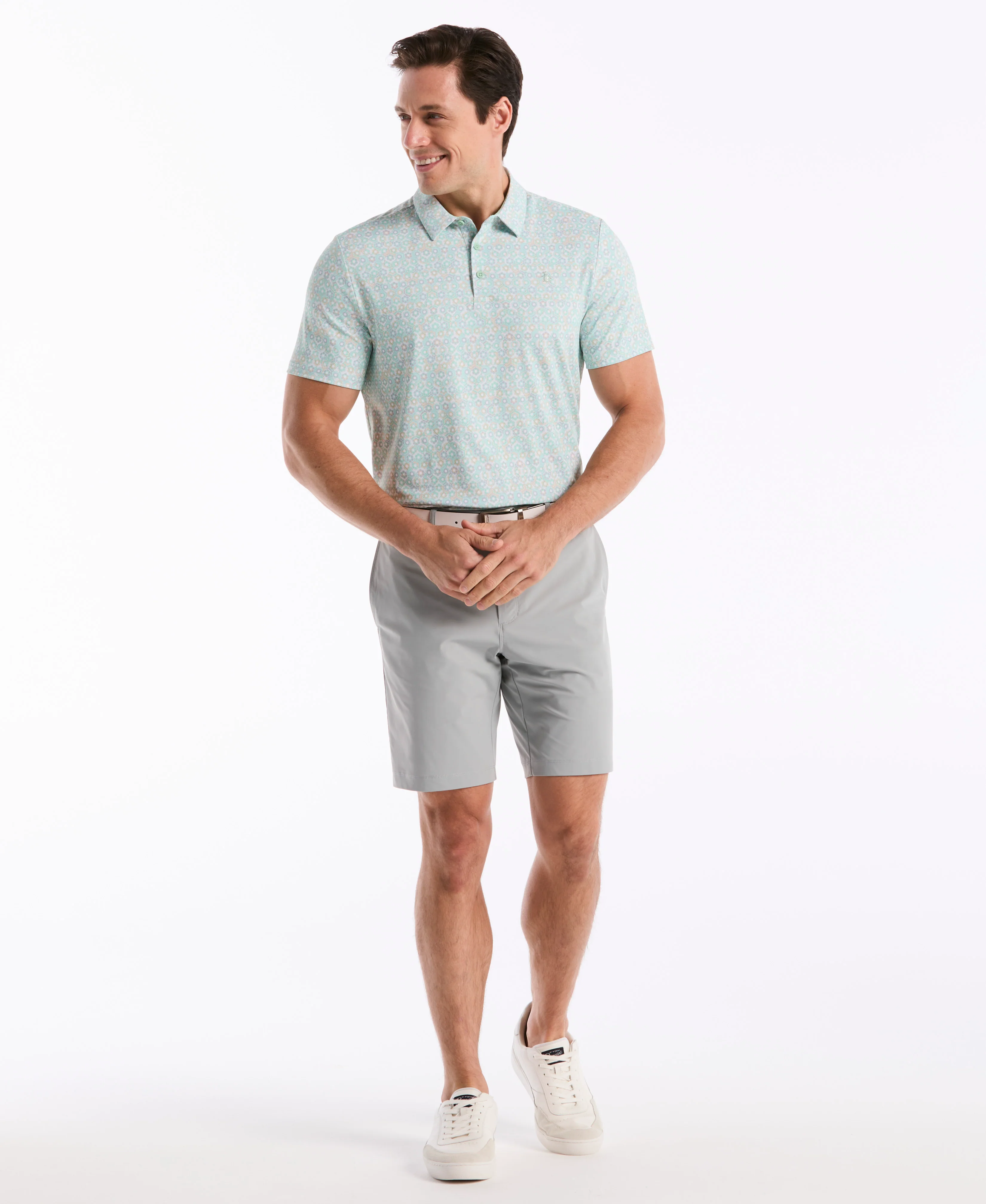 Heritage Framed Floral Golf Polo - Image 8
