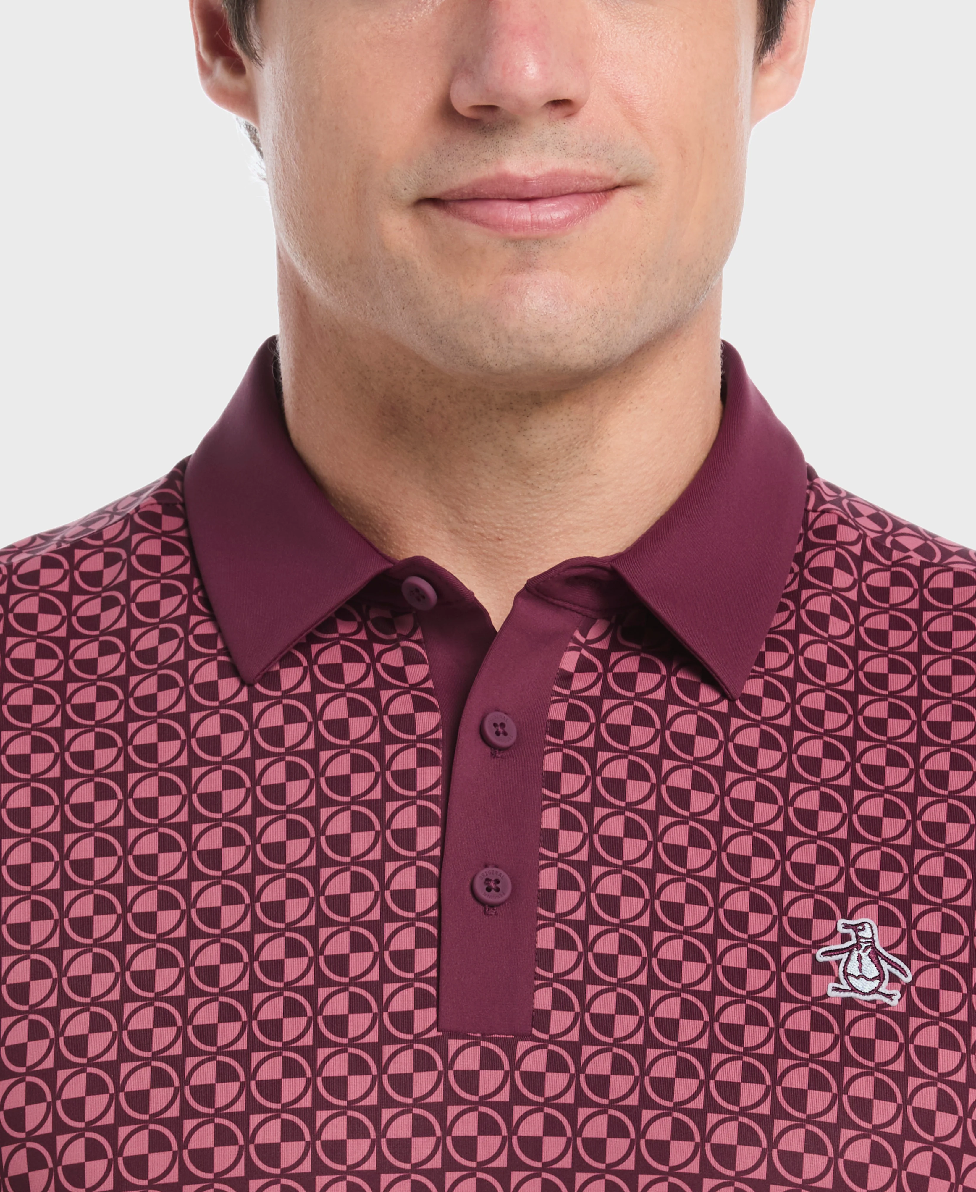 Pete's Geo Color Block Golf Polo - Image 3