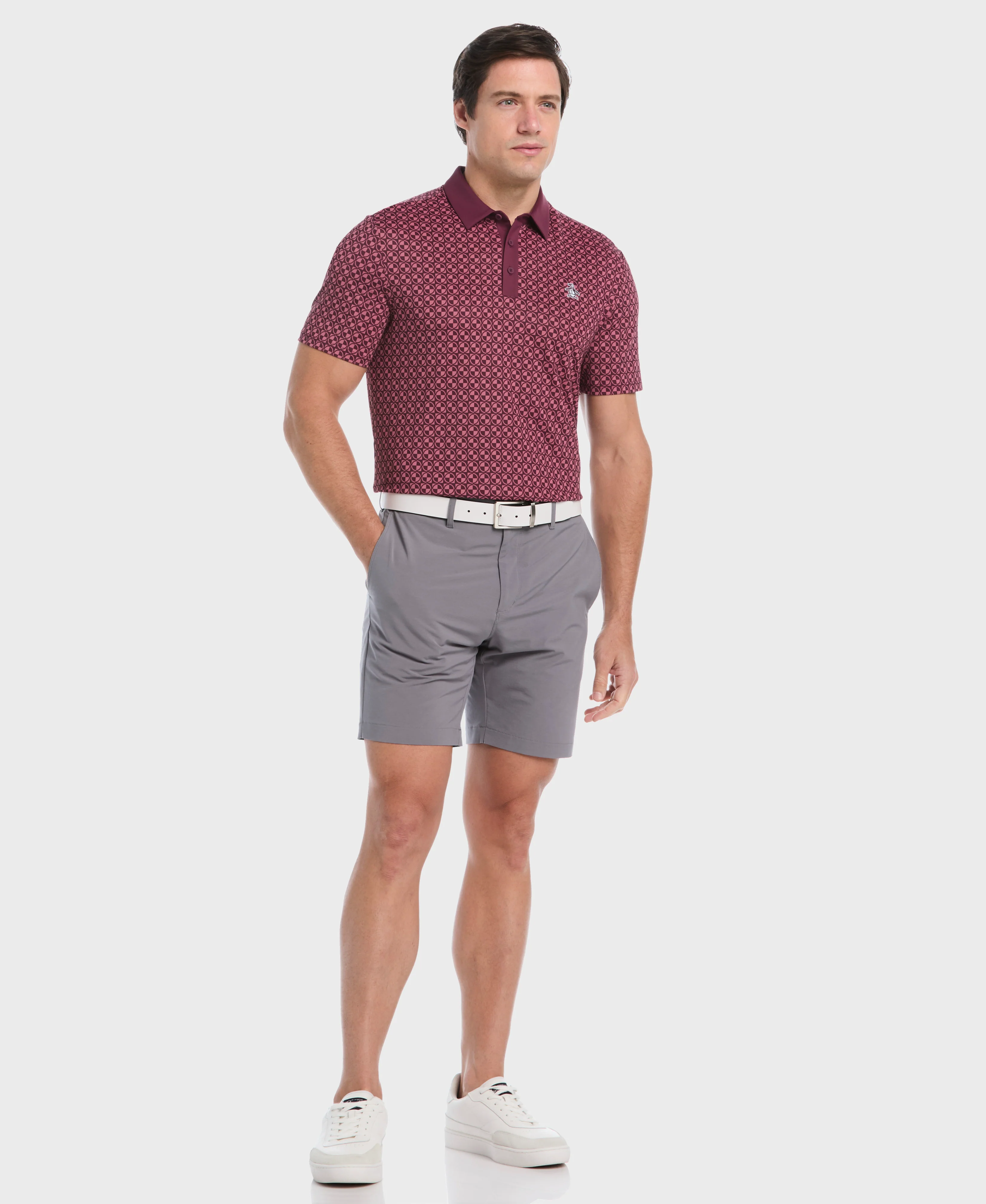 Pete's Geo Color Block Golf Polo - Image 4