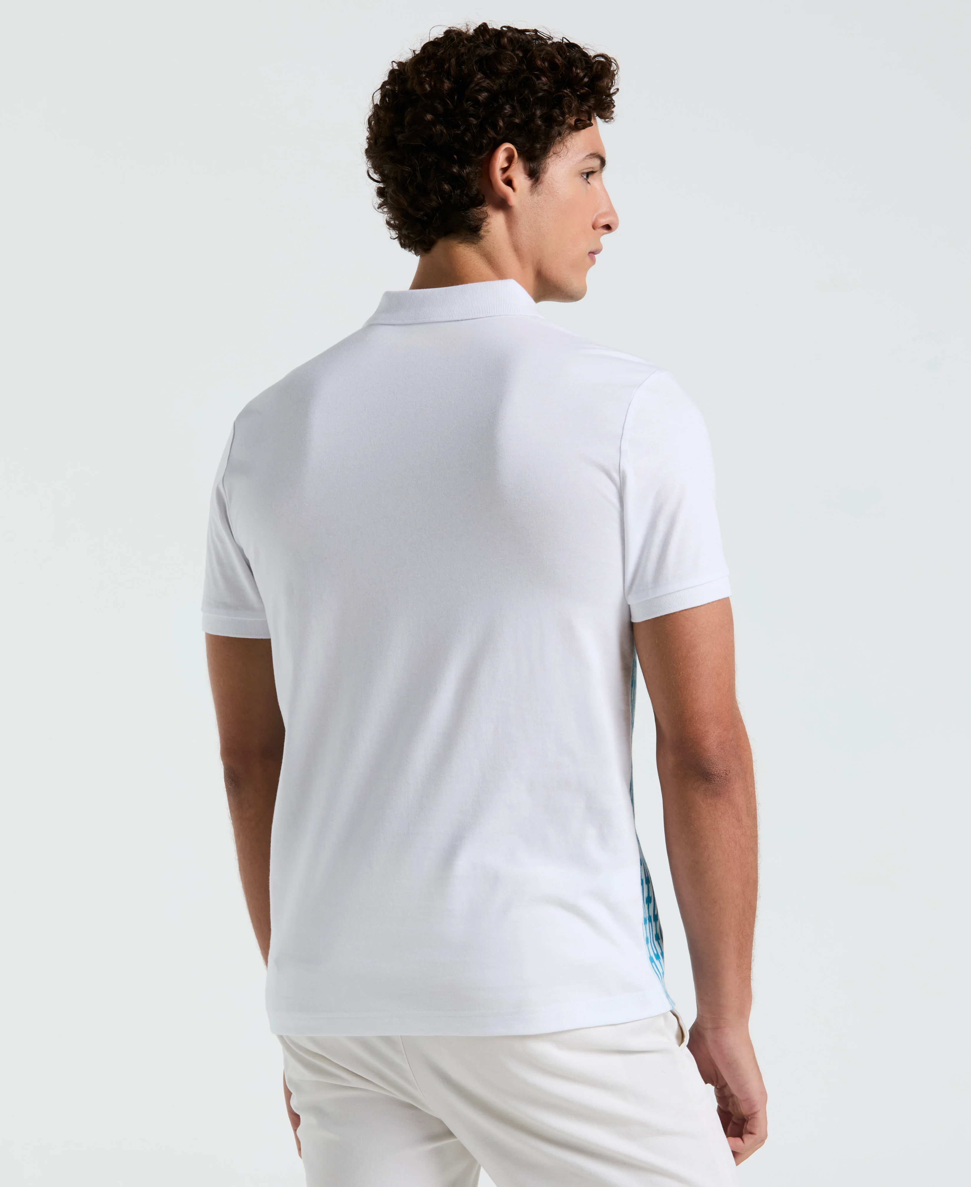 Geo Jacquard Front Polo - Image 2