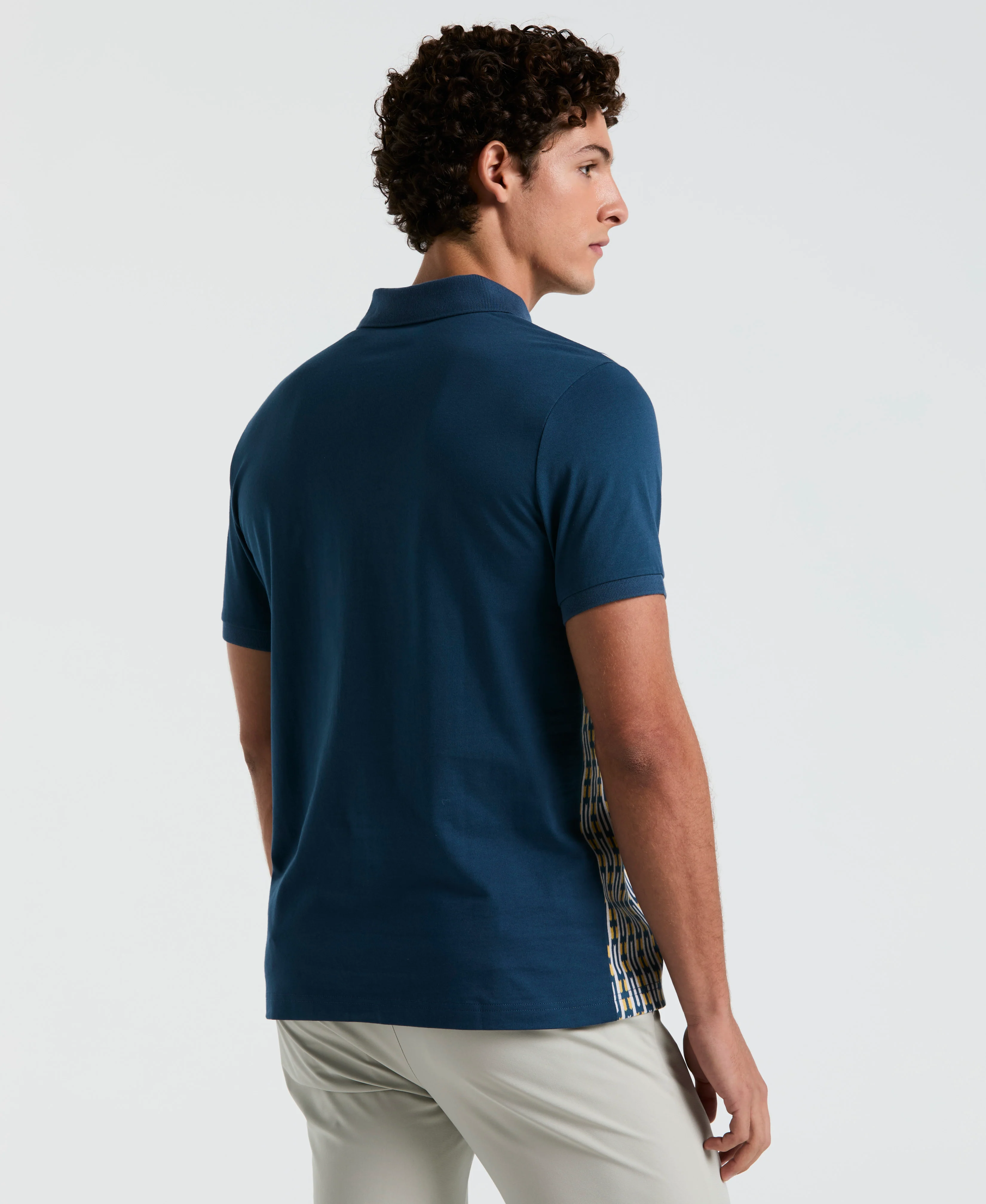 Geo Jacquard Front Polo - Image 6