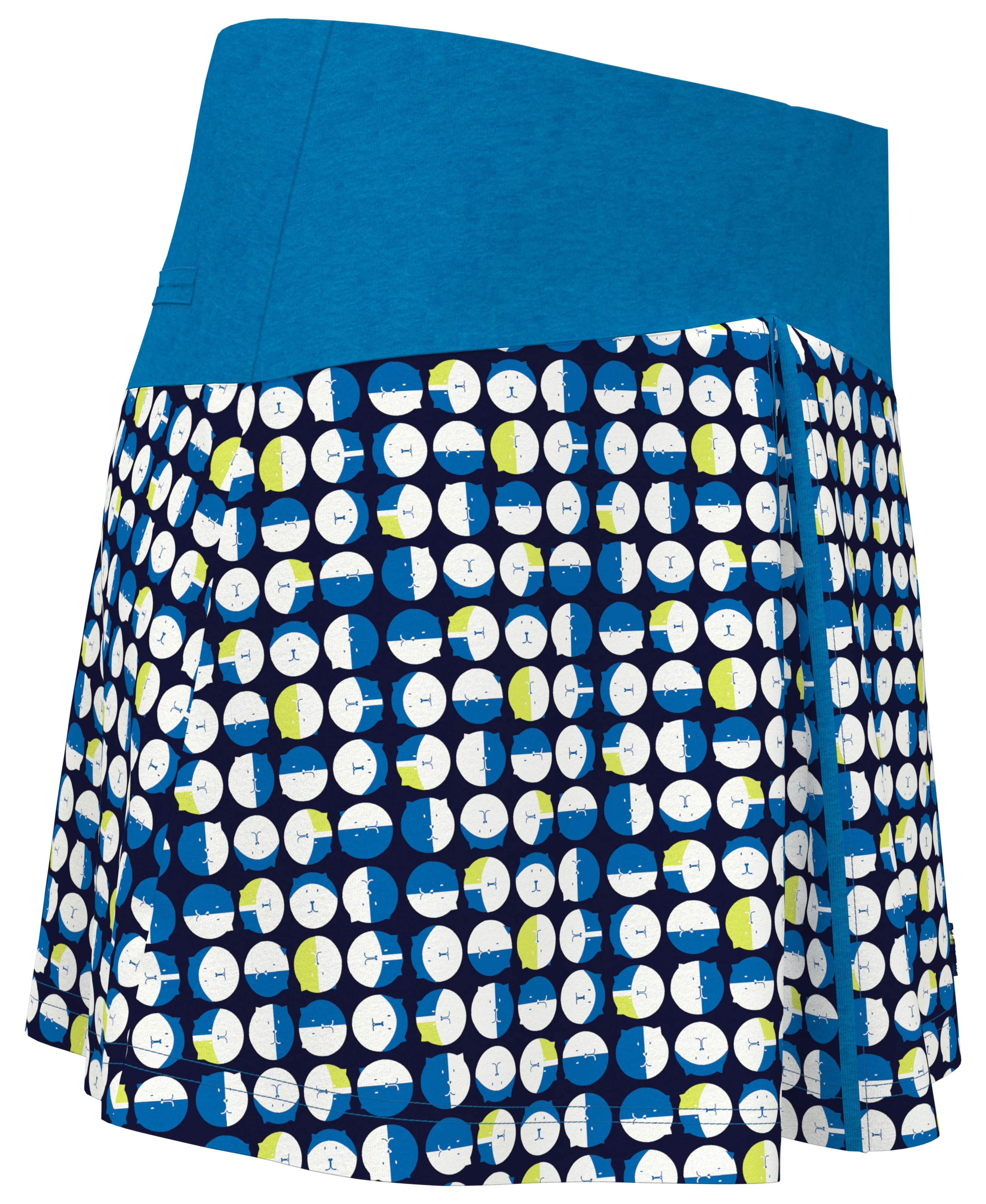 Women's 4" Kitten Color Block Golf Skort - Image 3