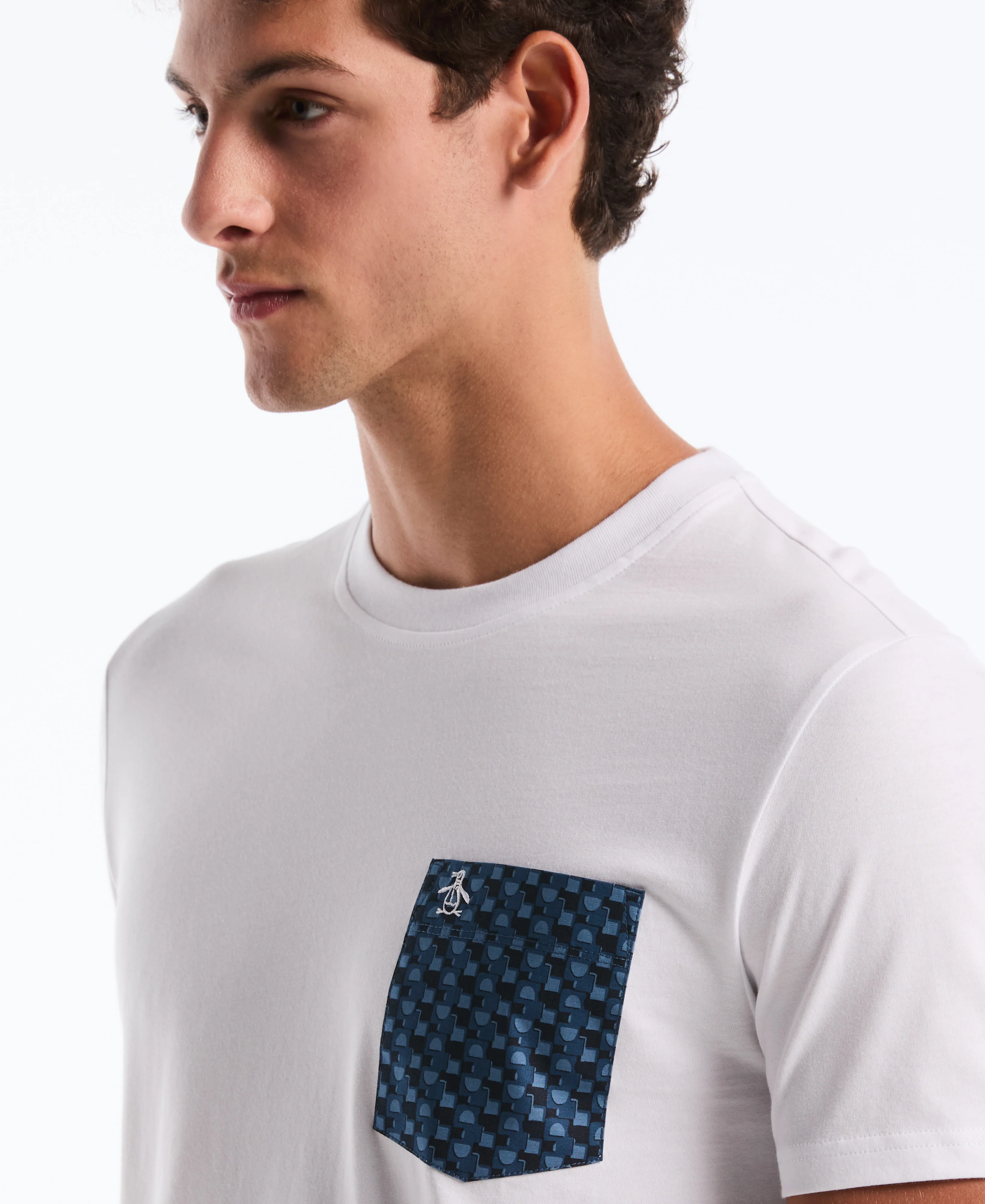 Geo Print Pocket Tee - Image 3
