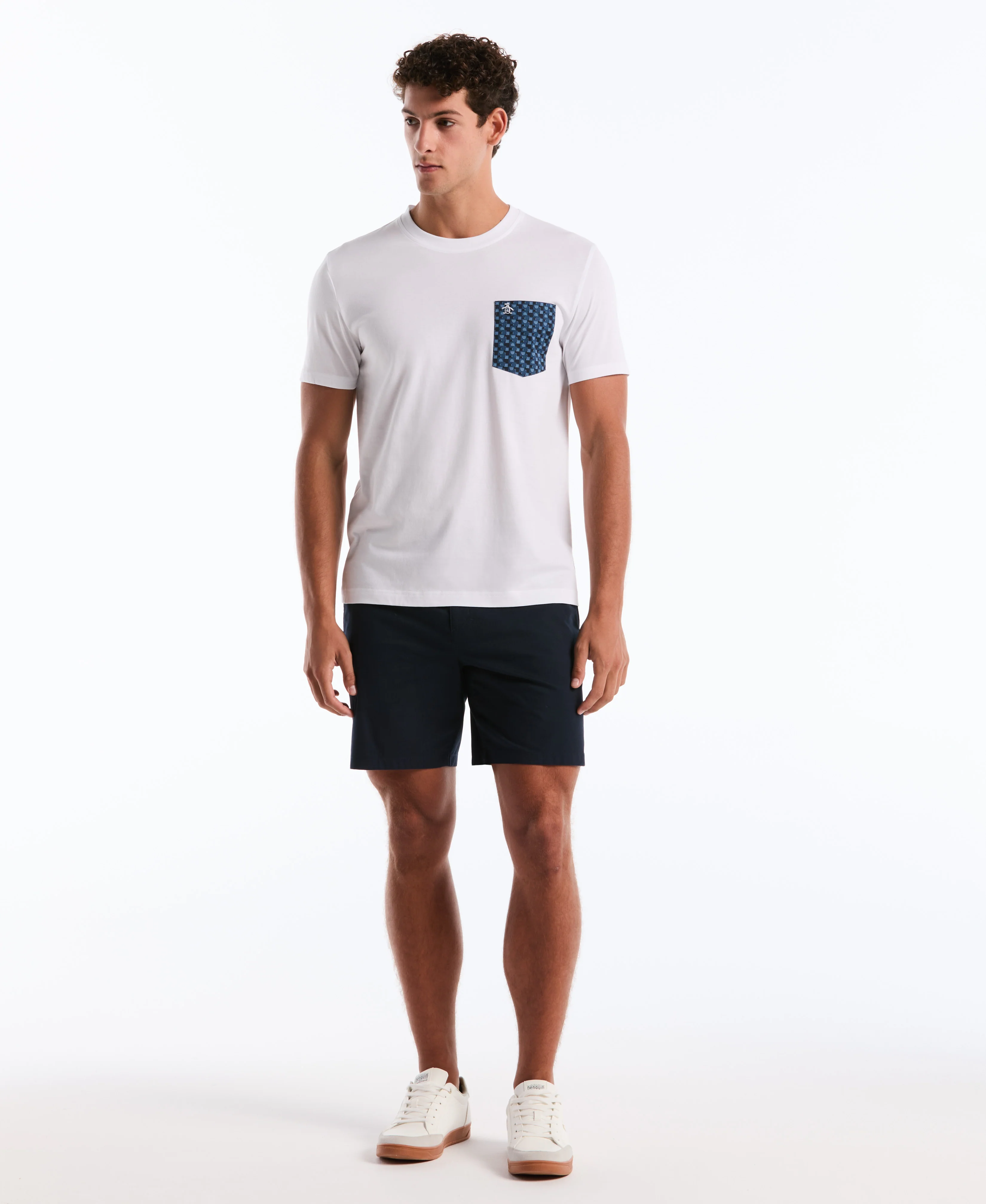 Geo Print Pocket Tee - Image 4