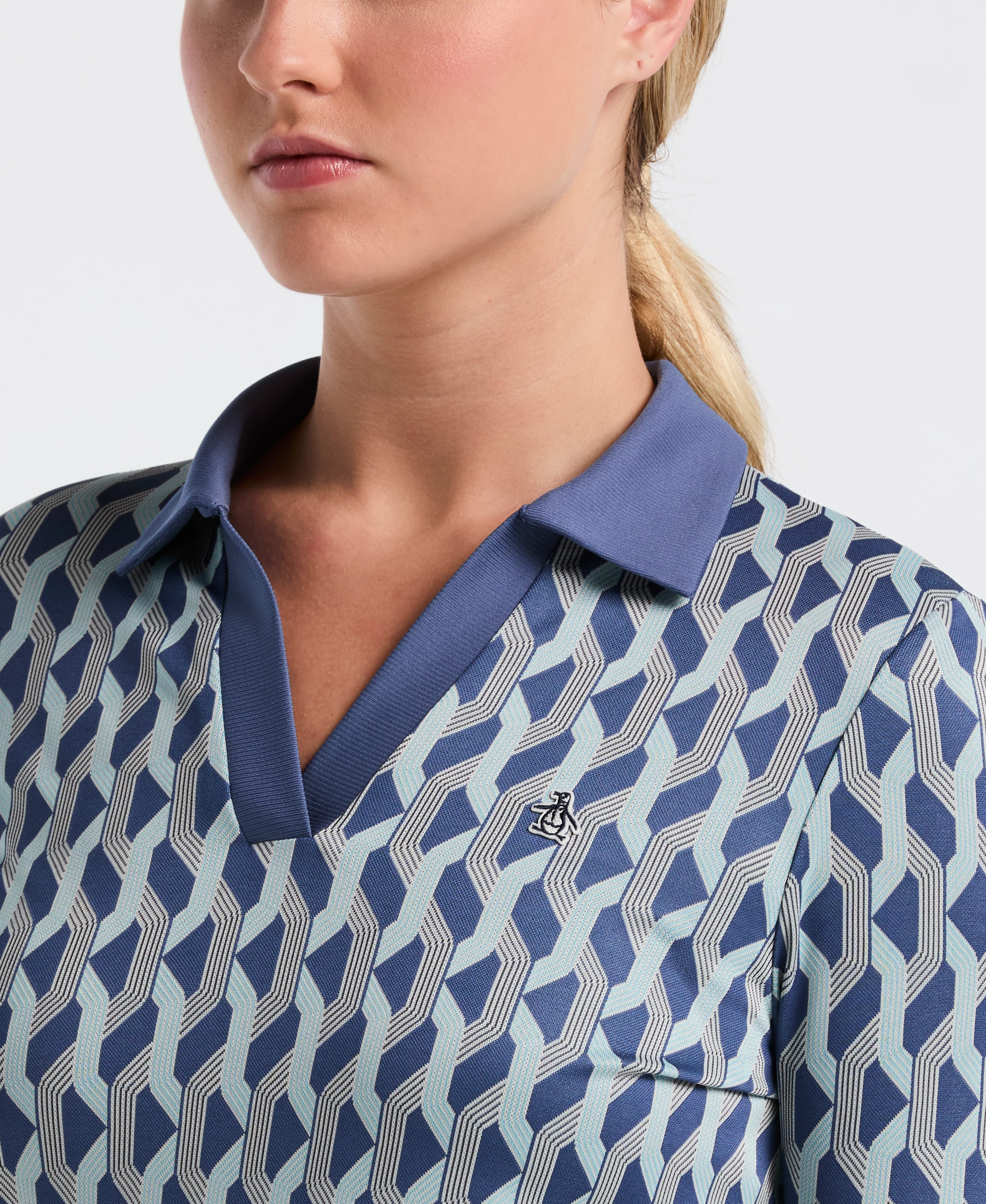 Women's Half Sleeve Geometric Shirt - Image 3