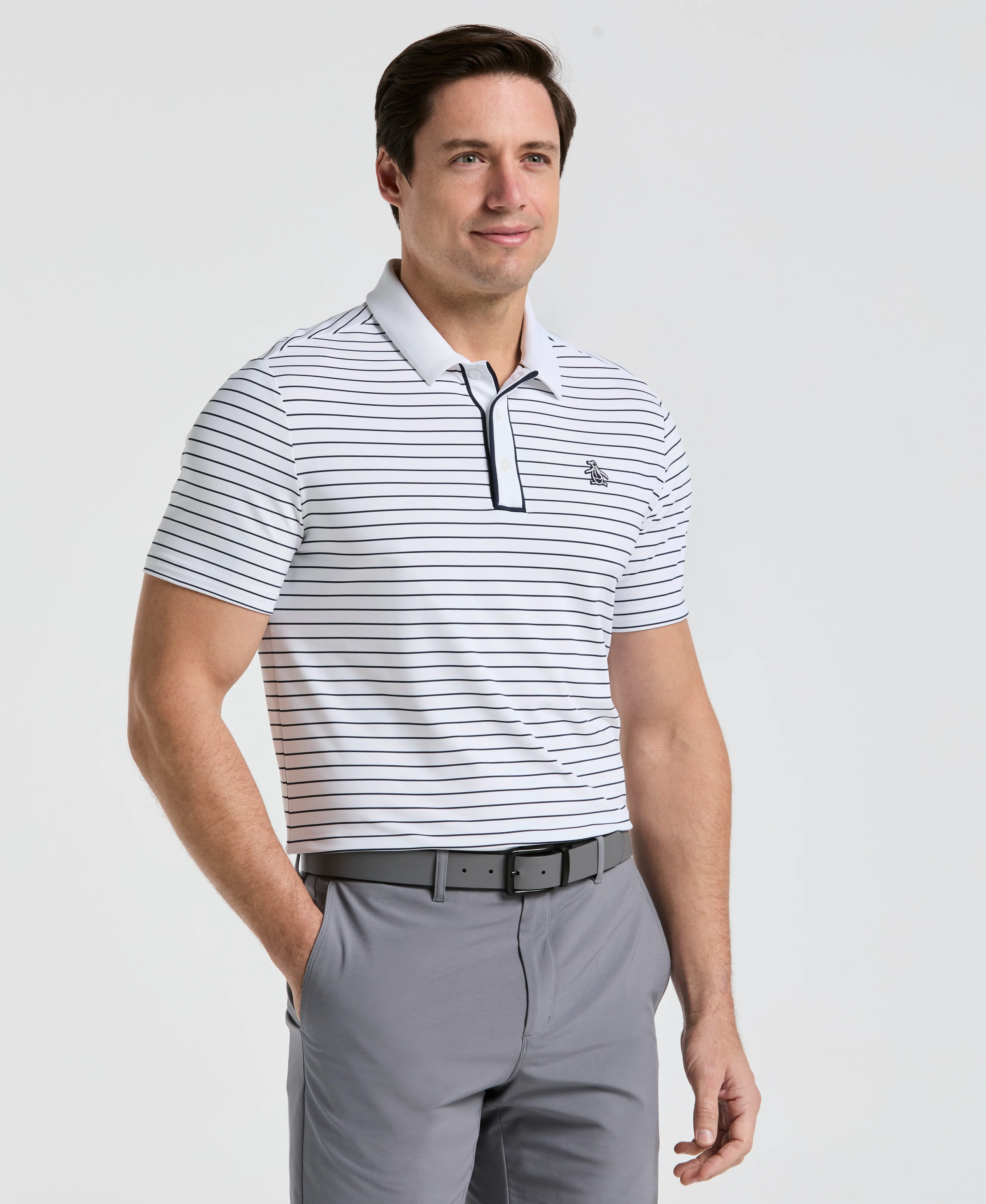 The Heritage Stripe Golf Polo - Image 13