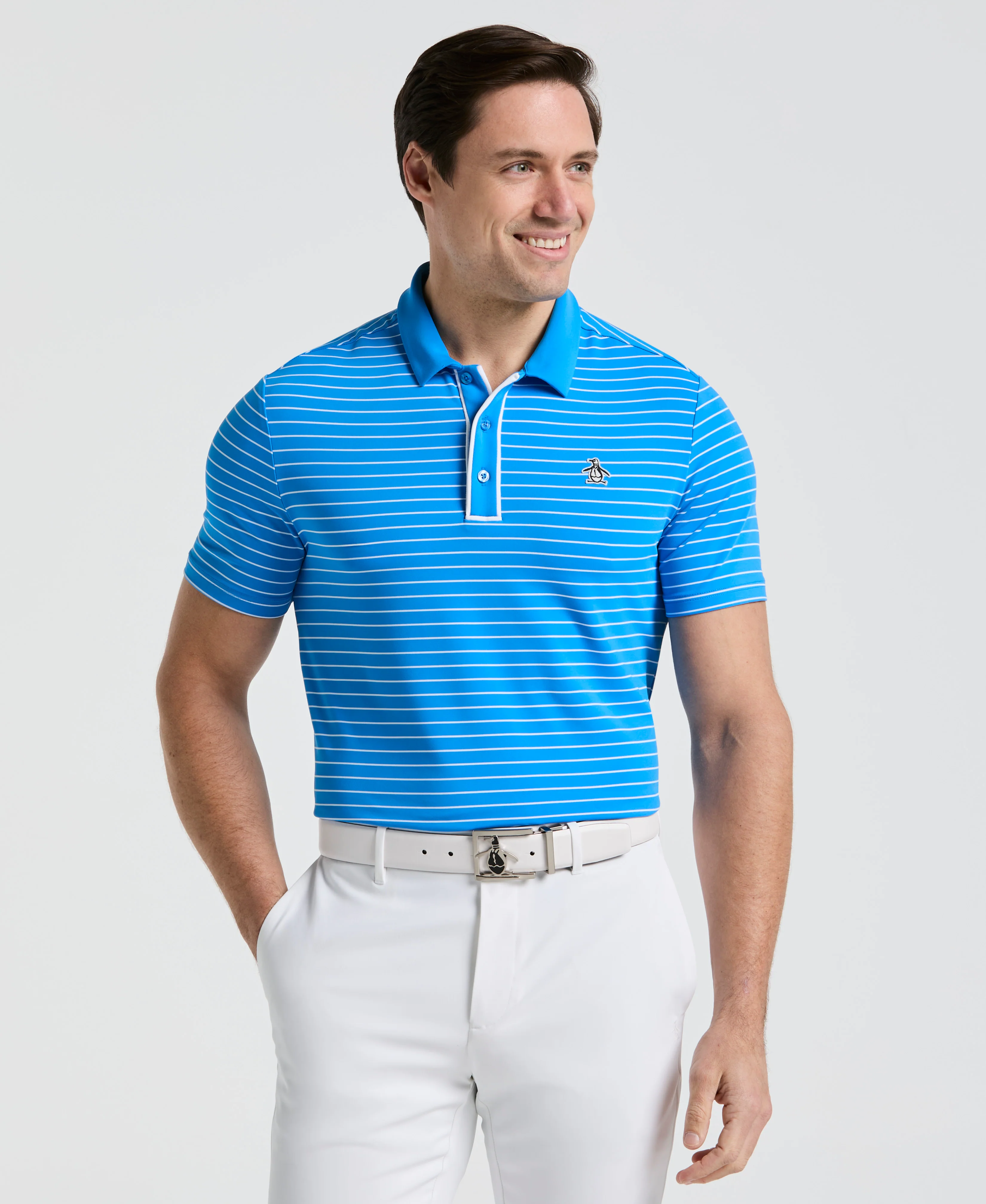 The Heritage Stripe Golf Polo - Image 25