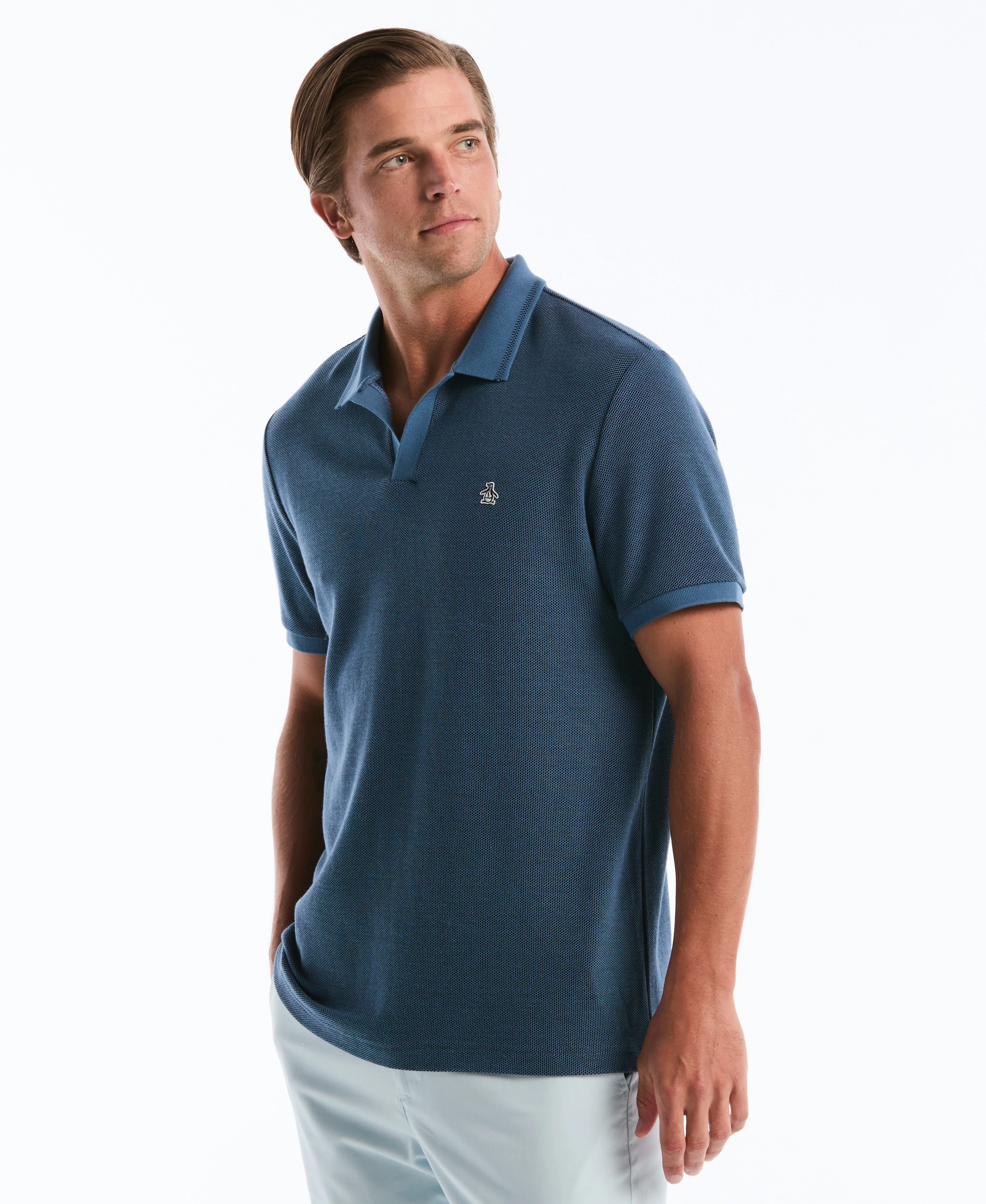 Honeycomb Johnny Collar Polo