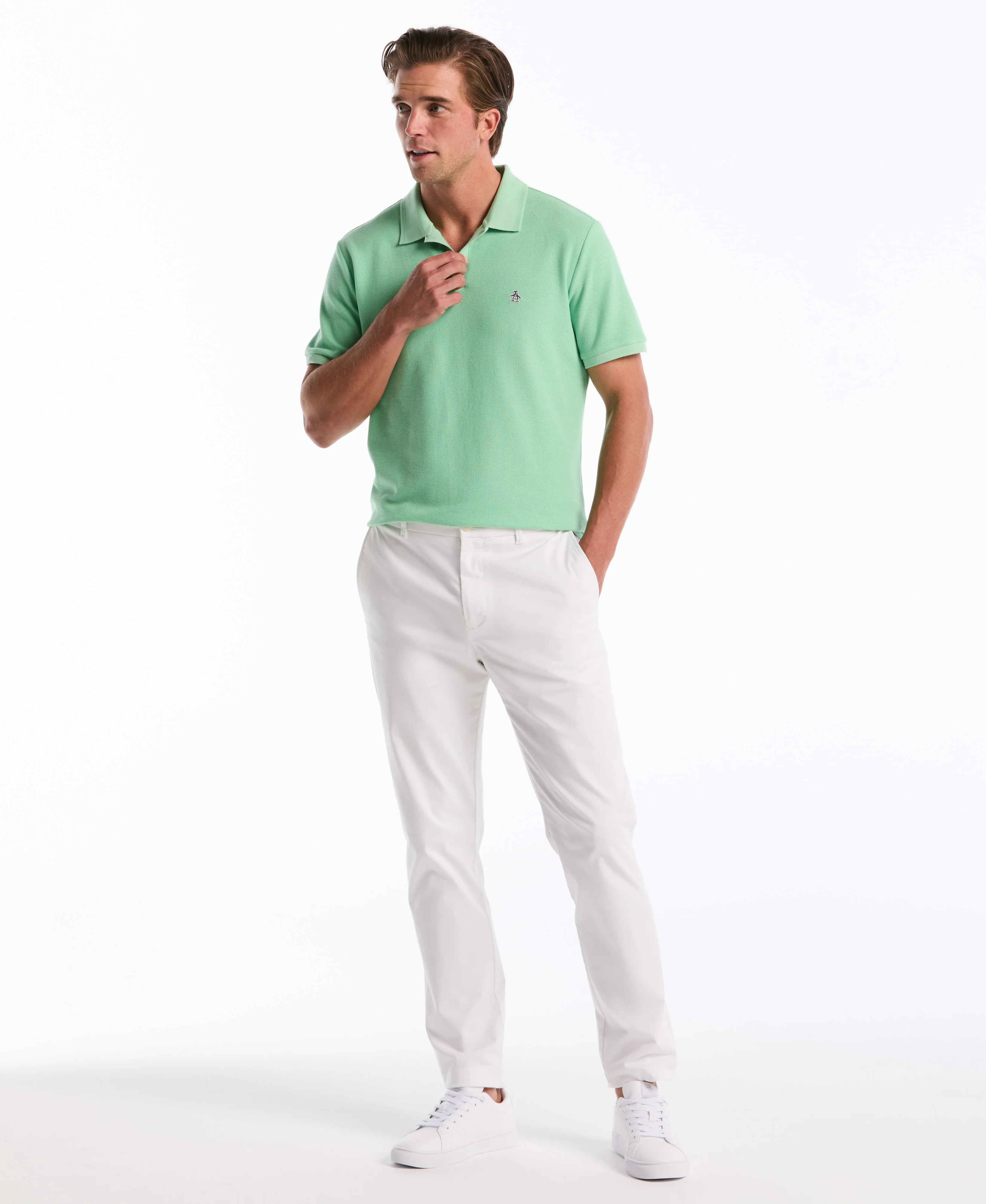 Honeycomb Johnny Collar Polo - Image 16