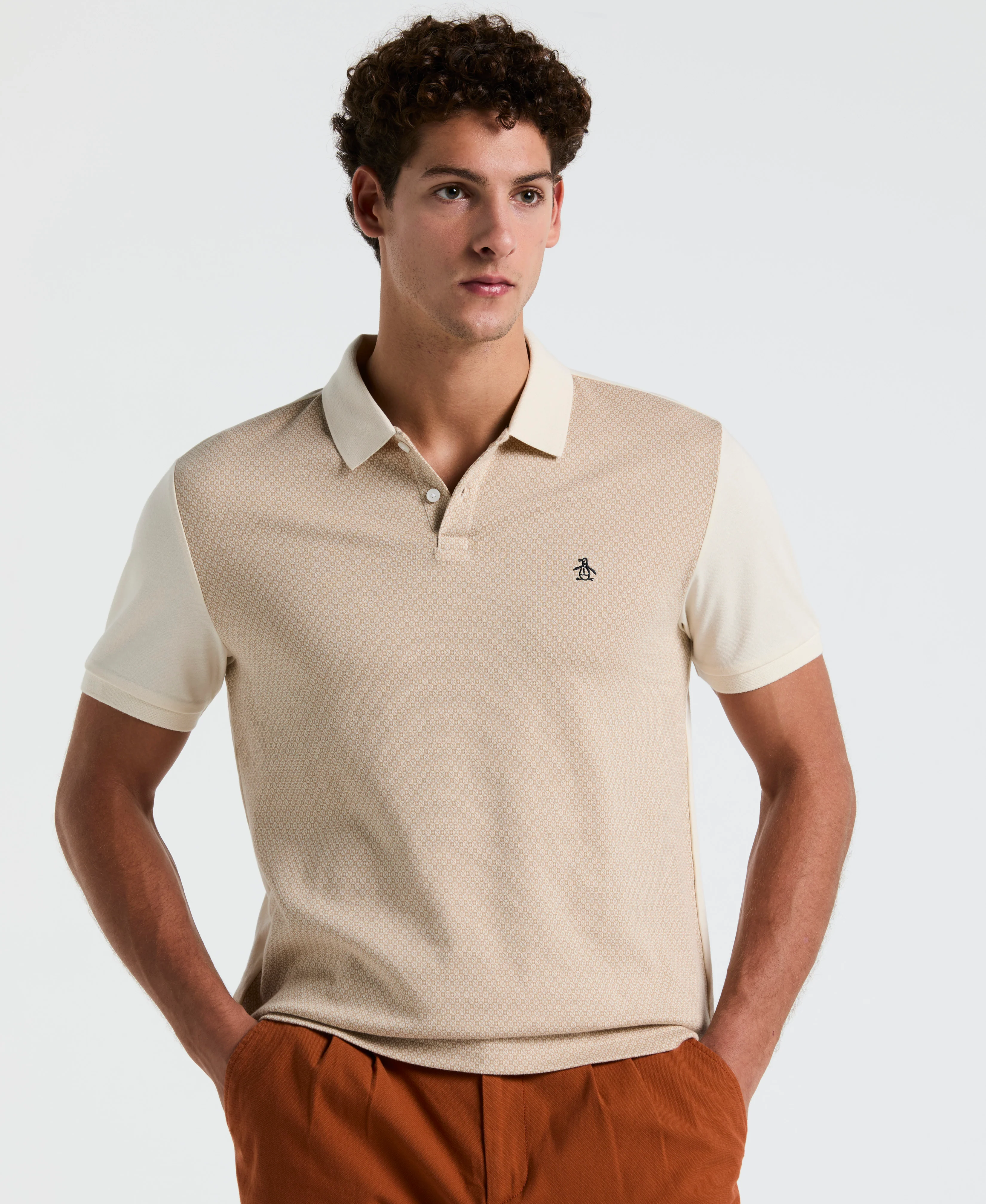 Jacquard Mini Tile Polo - Image 5