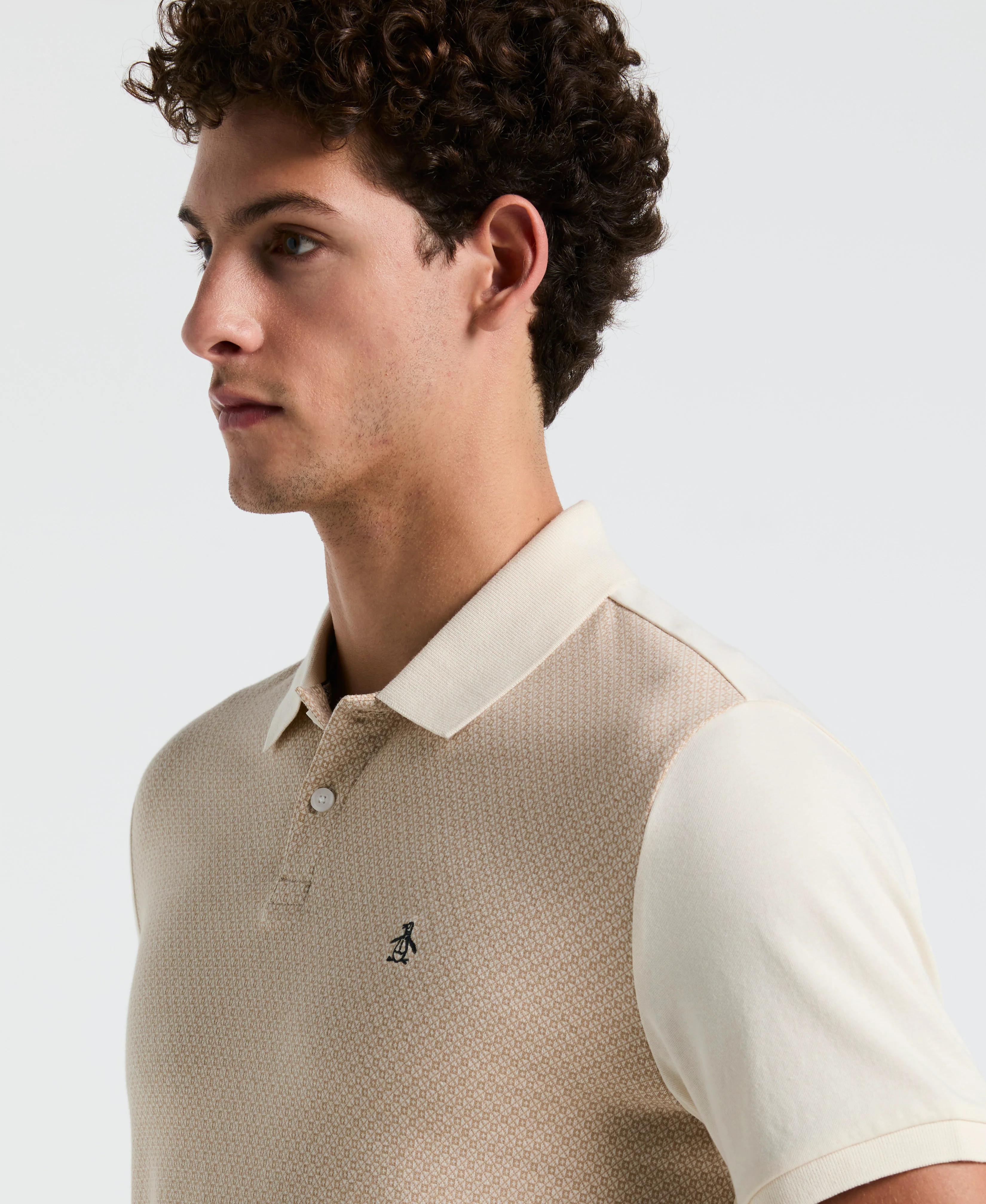Jacquard Mini Tile Polo - Image 7