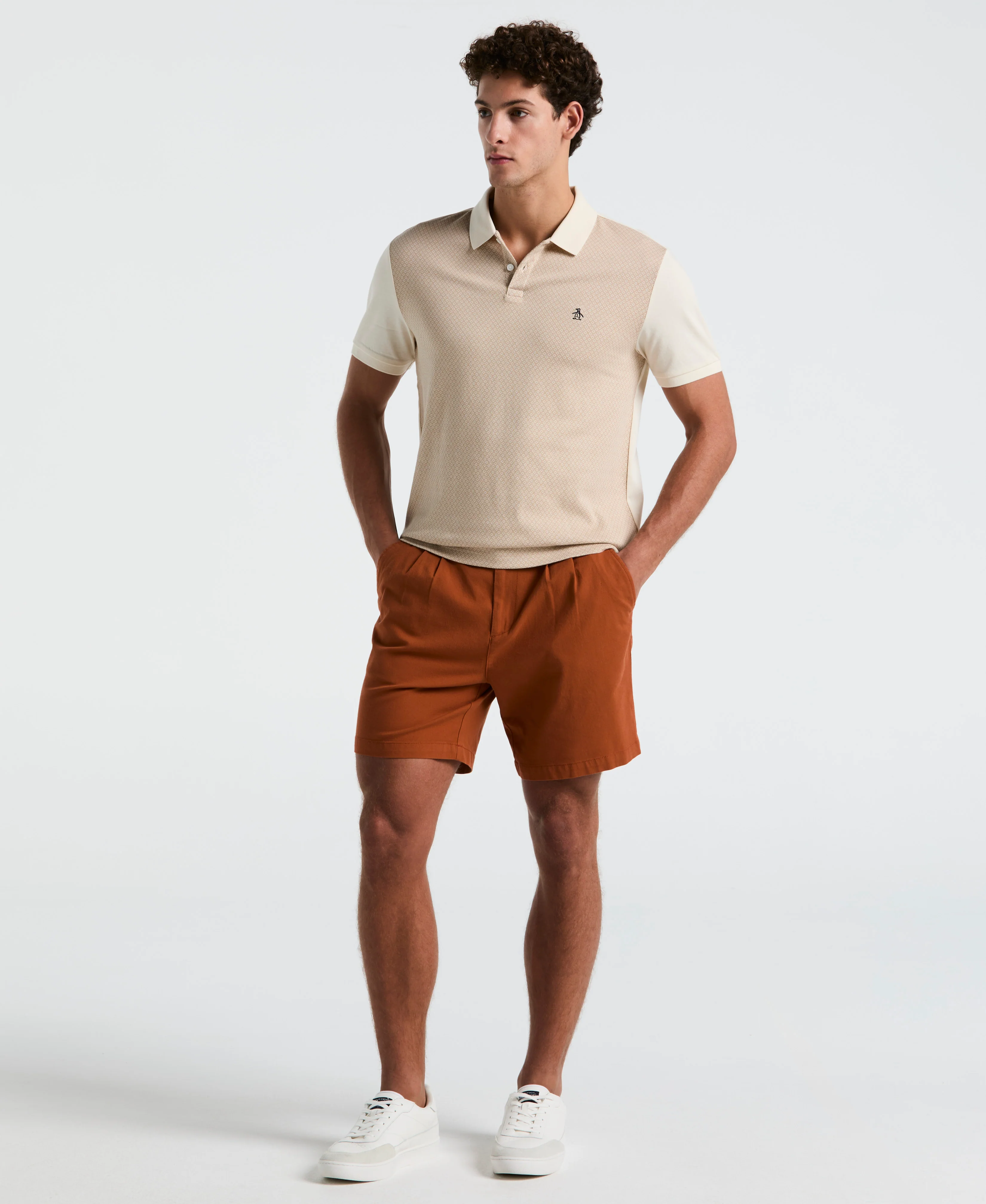 Jacquard Mini Tile Polo - Image 8