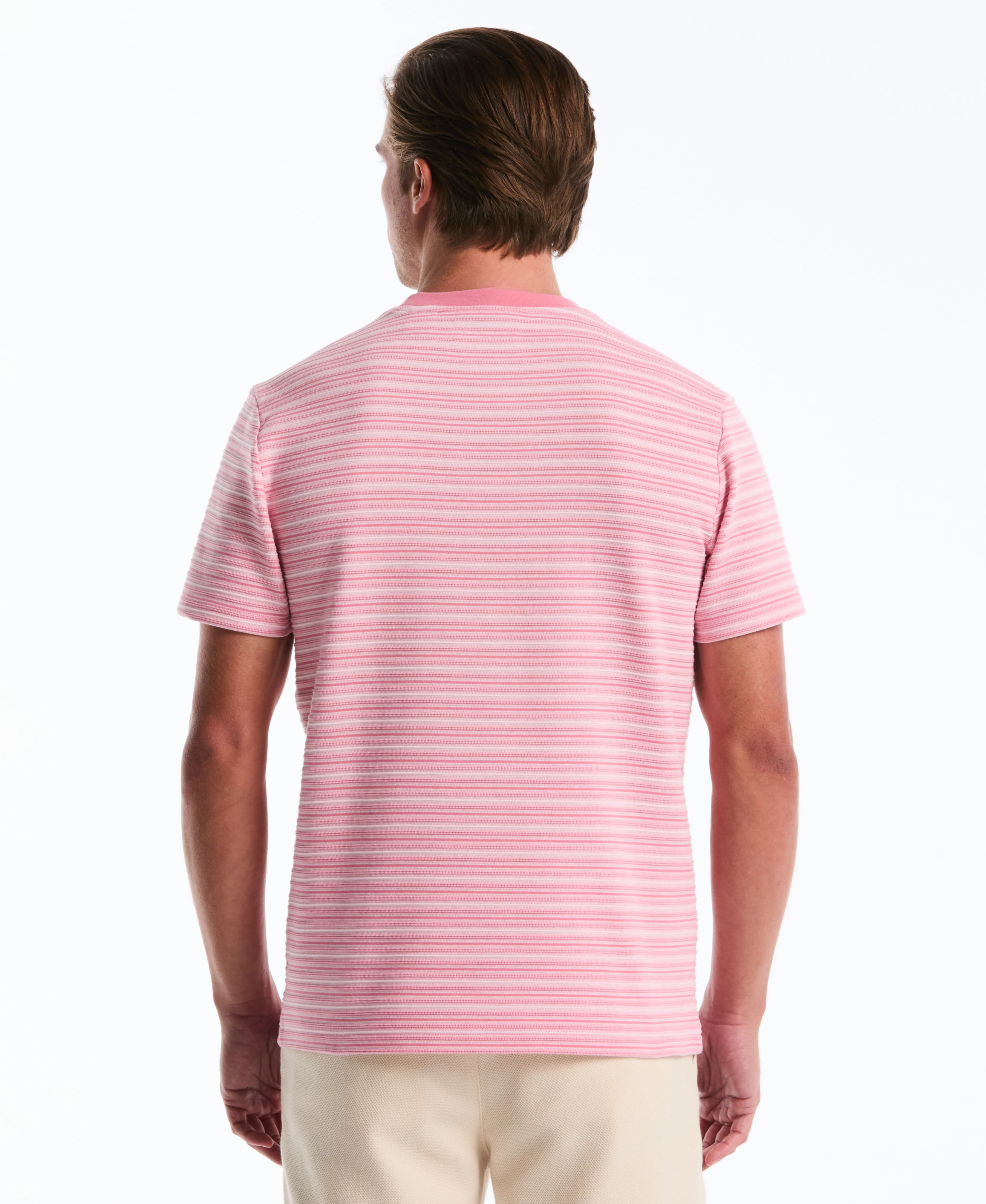 Jacquard Ottoman Mini Stripe Tee - Image 2