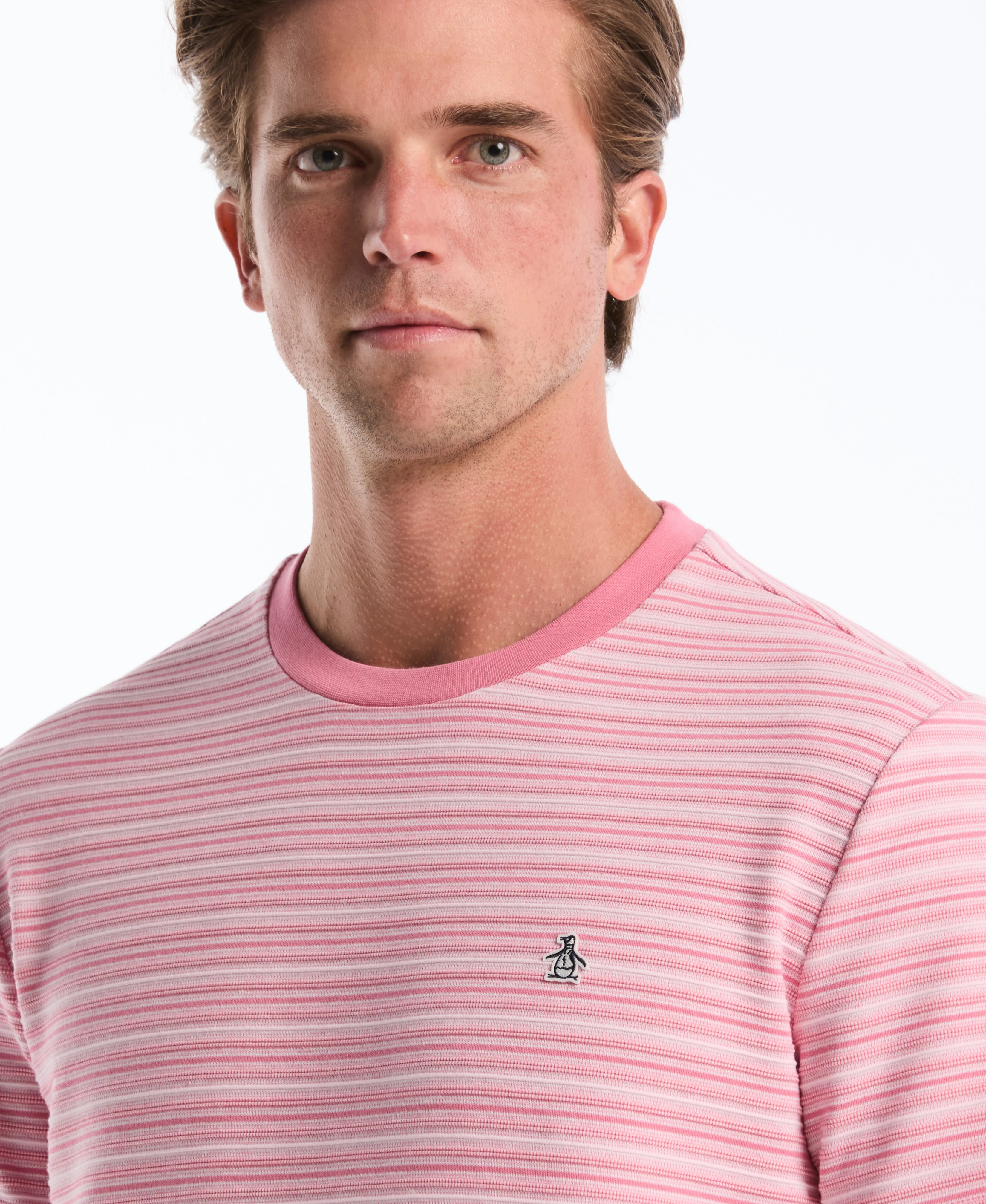 Jacquard Ottoman Mini Stripe Tee - Image 3