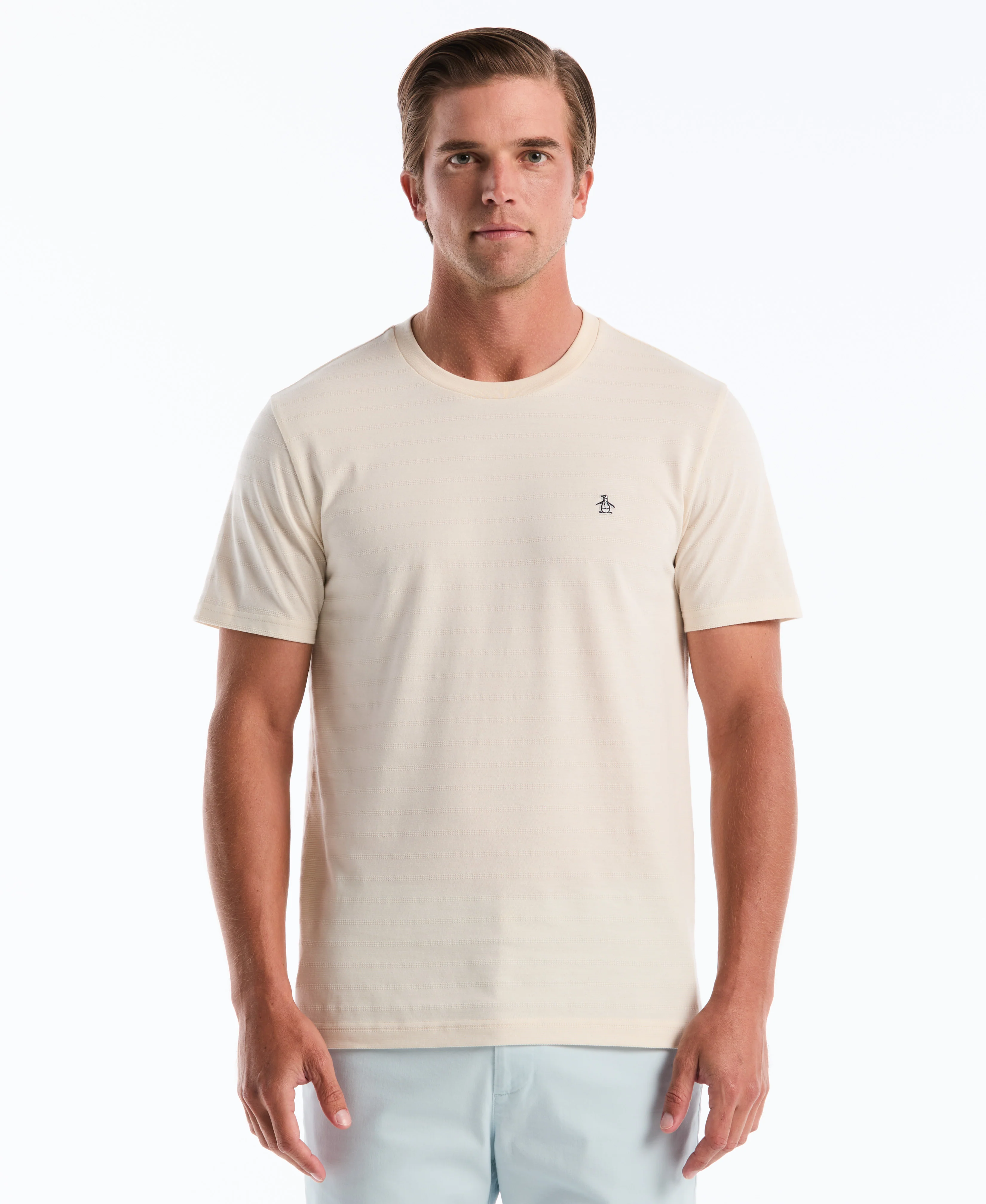 Jacquard Striped Tee