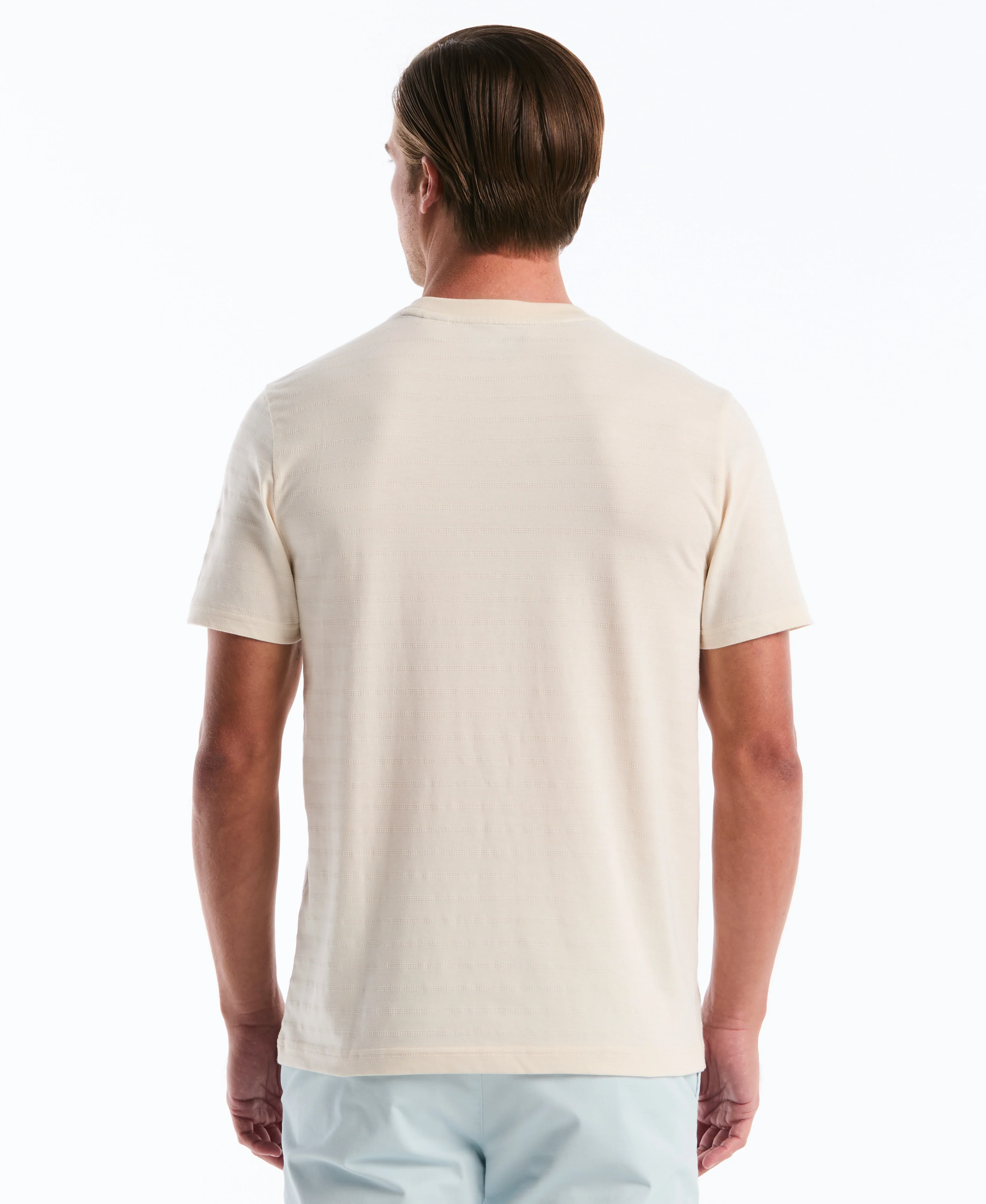 Jacquard Striped Tee - Image 2