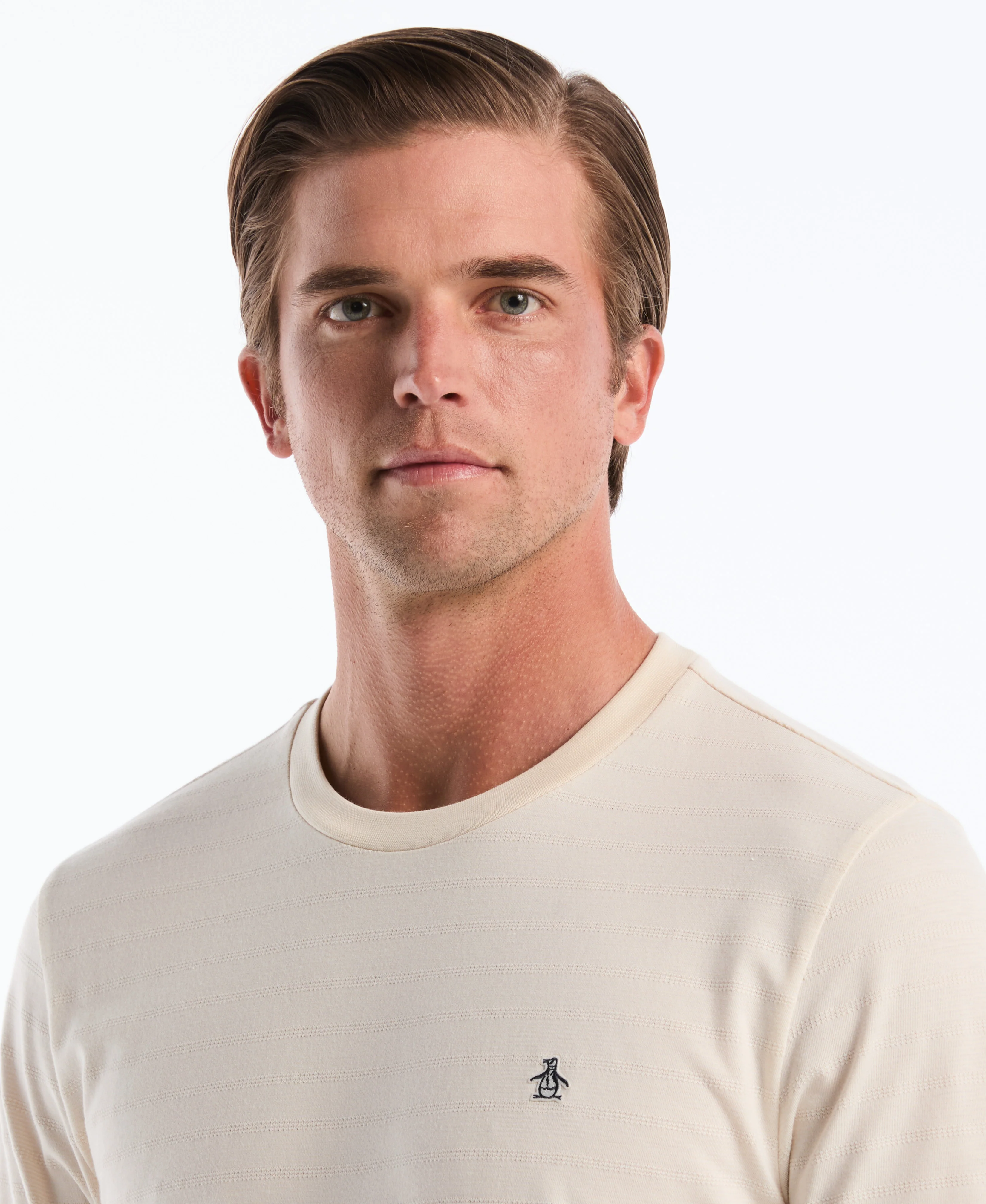 Jacquard Striped Tee - Image 3