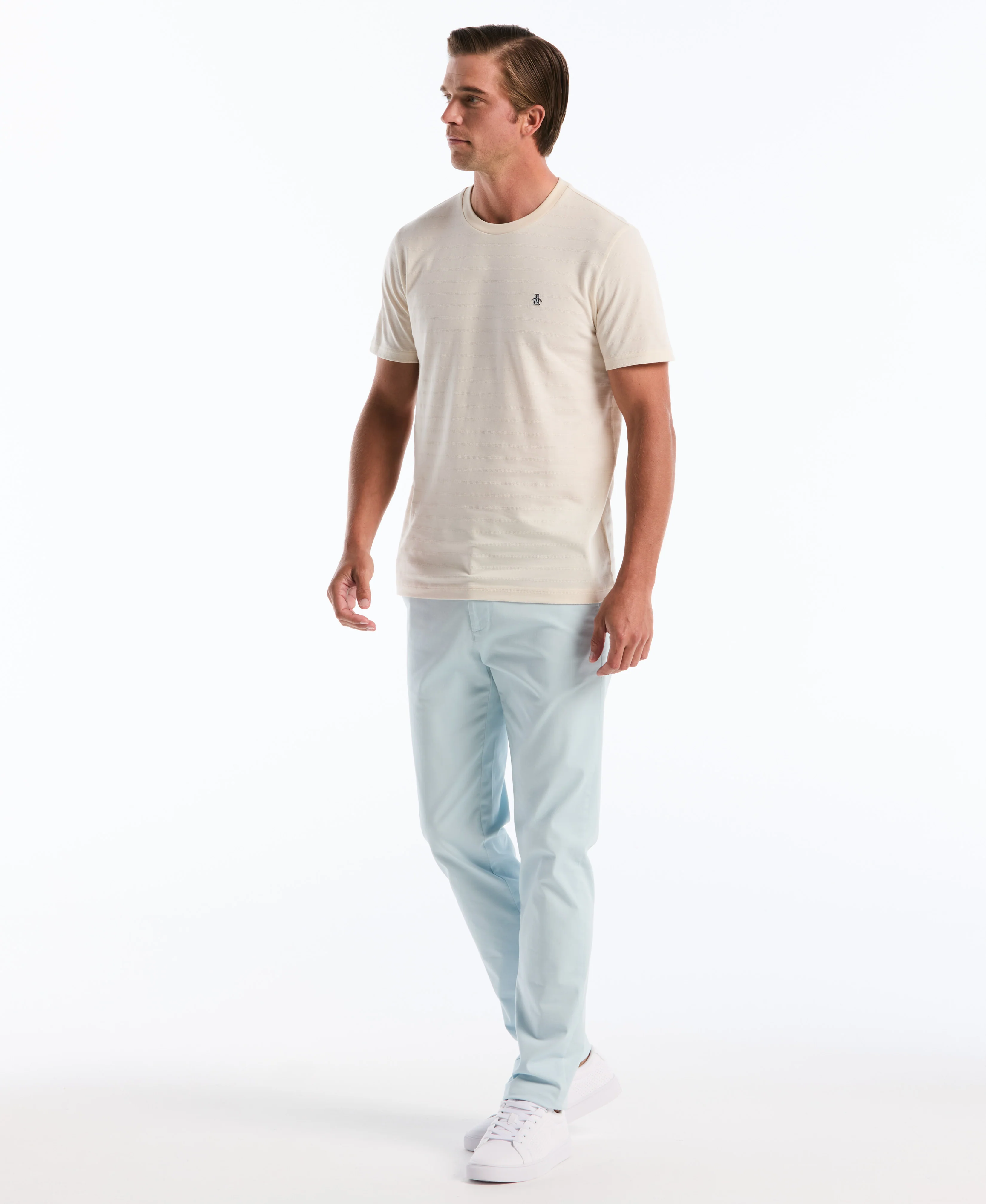 Jacquard Striped Tee - Image 4
