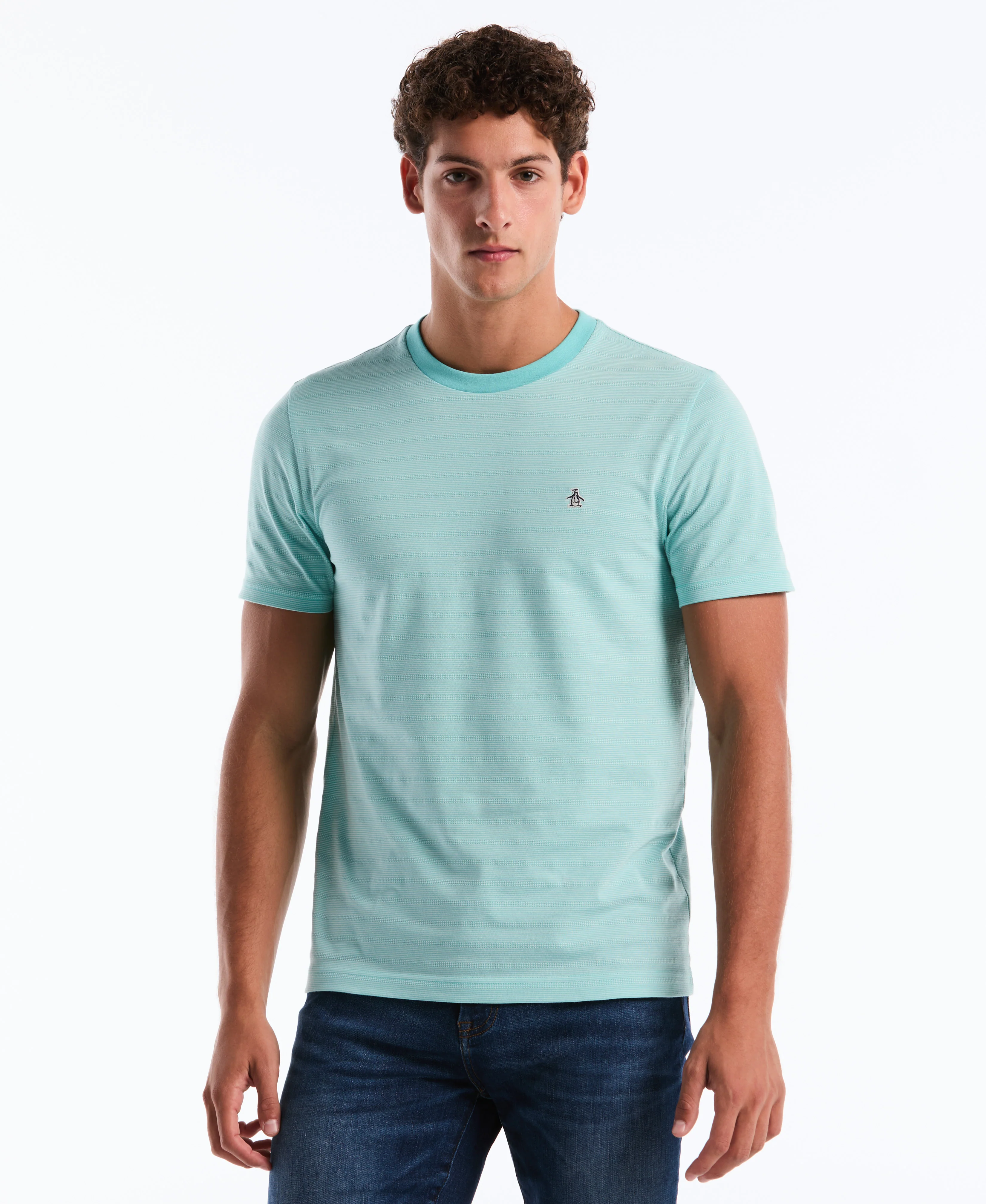 Jacquard Striped Tee - Image 5