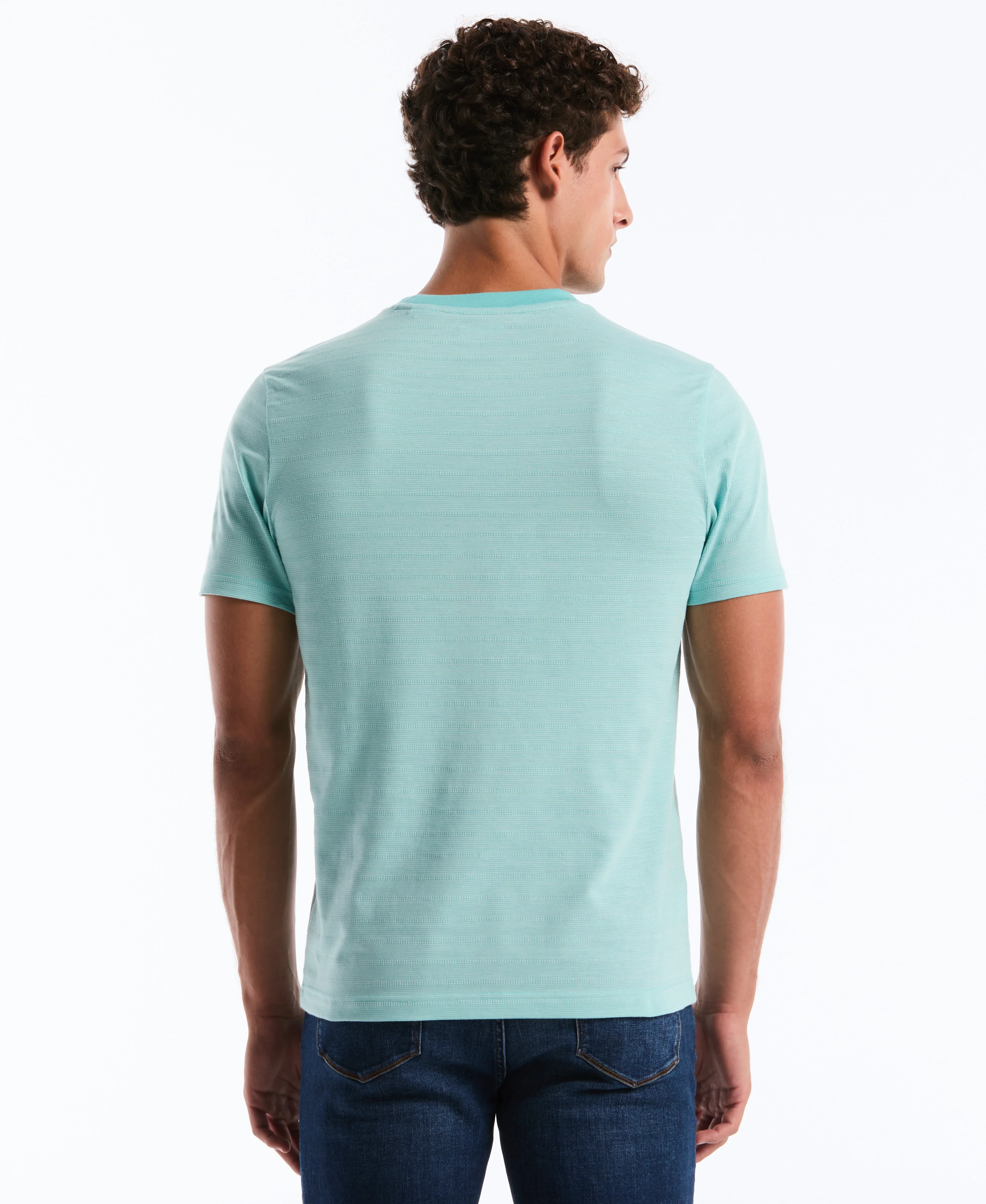 Jacquard Striped Tee - Image 6