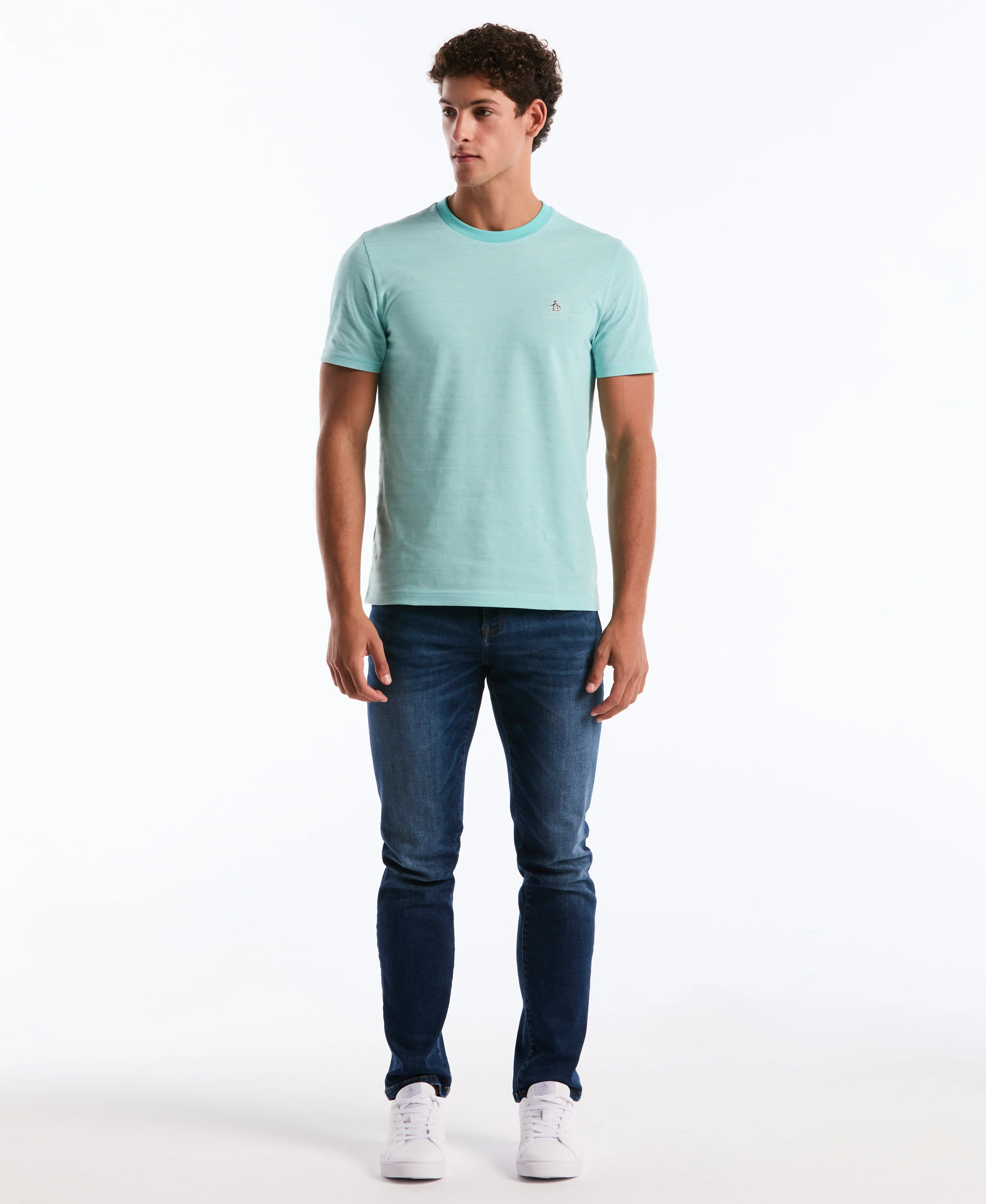 Jacquard Striped Tee - Image 8