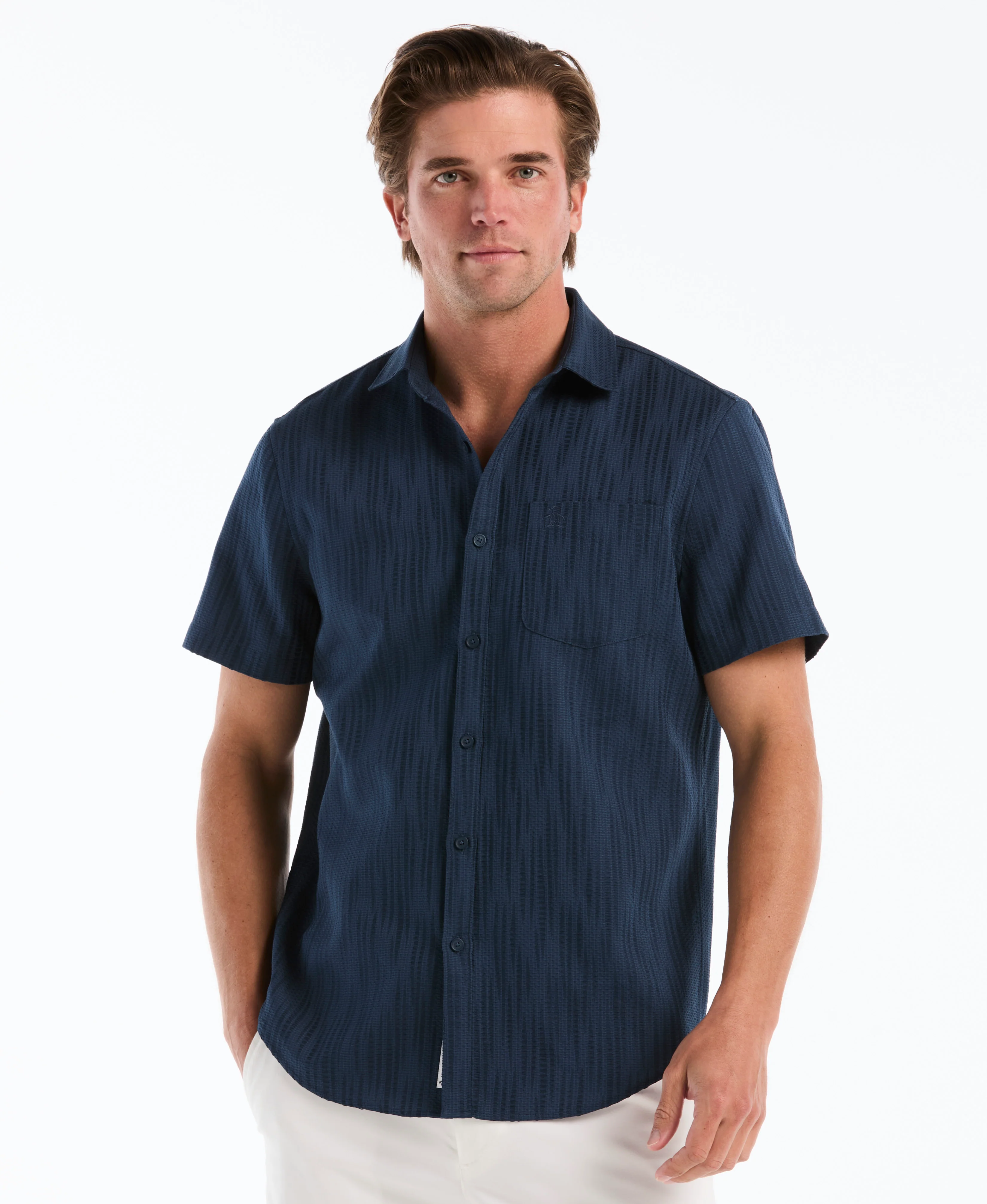 Jacquard Textured Novelty Shirt