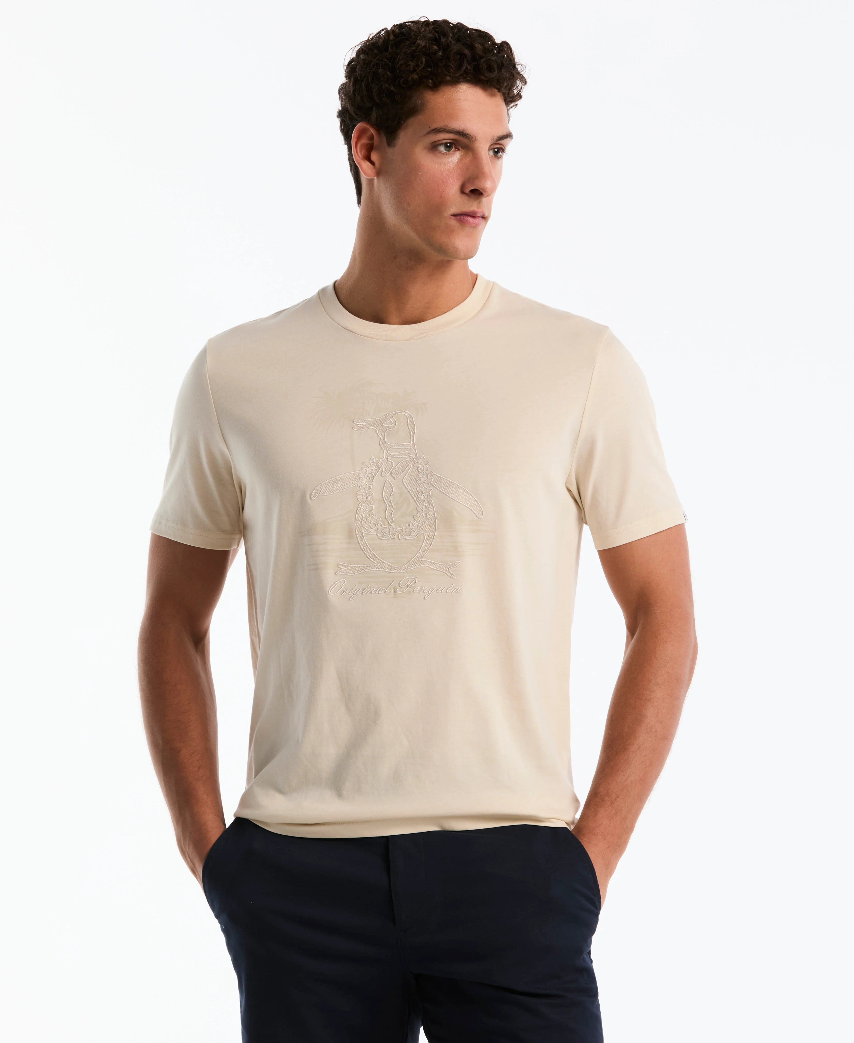 Embroidered Lei Graphic Jersey Tee - Image 5