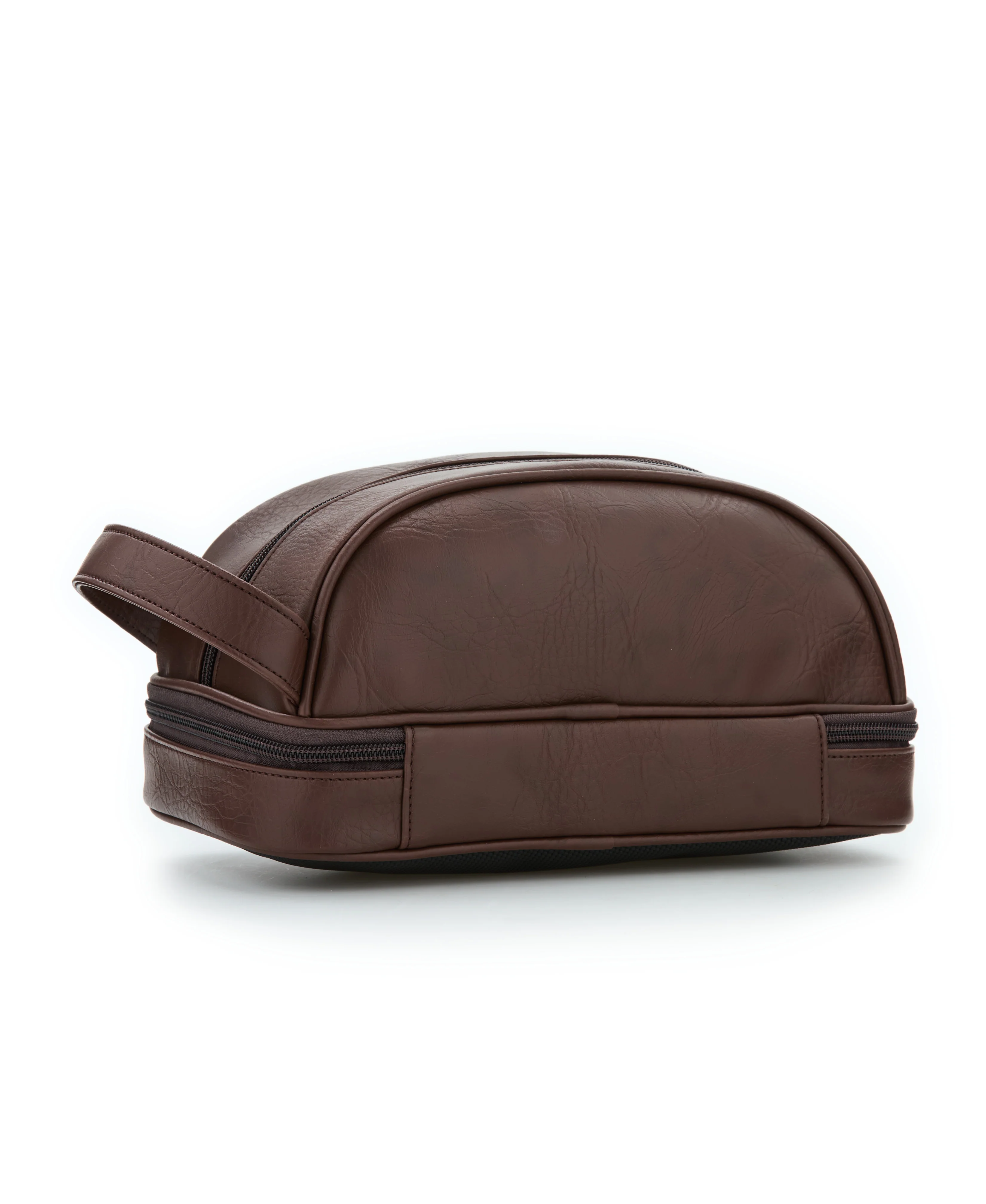 Leather Travel Toiletries Bag - Image 3