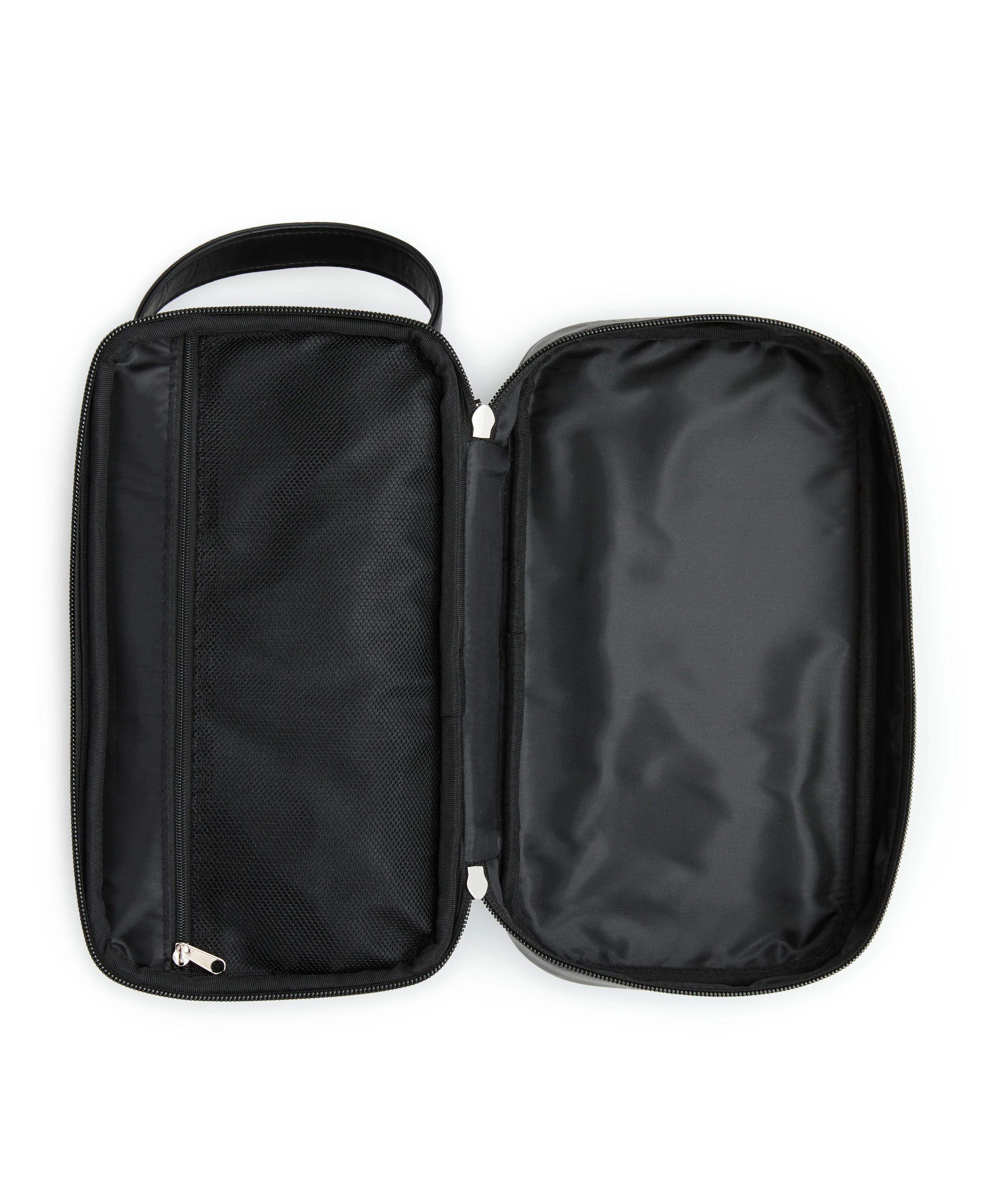 Leather Travel Toiletries Bag - Image 8